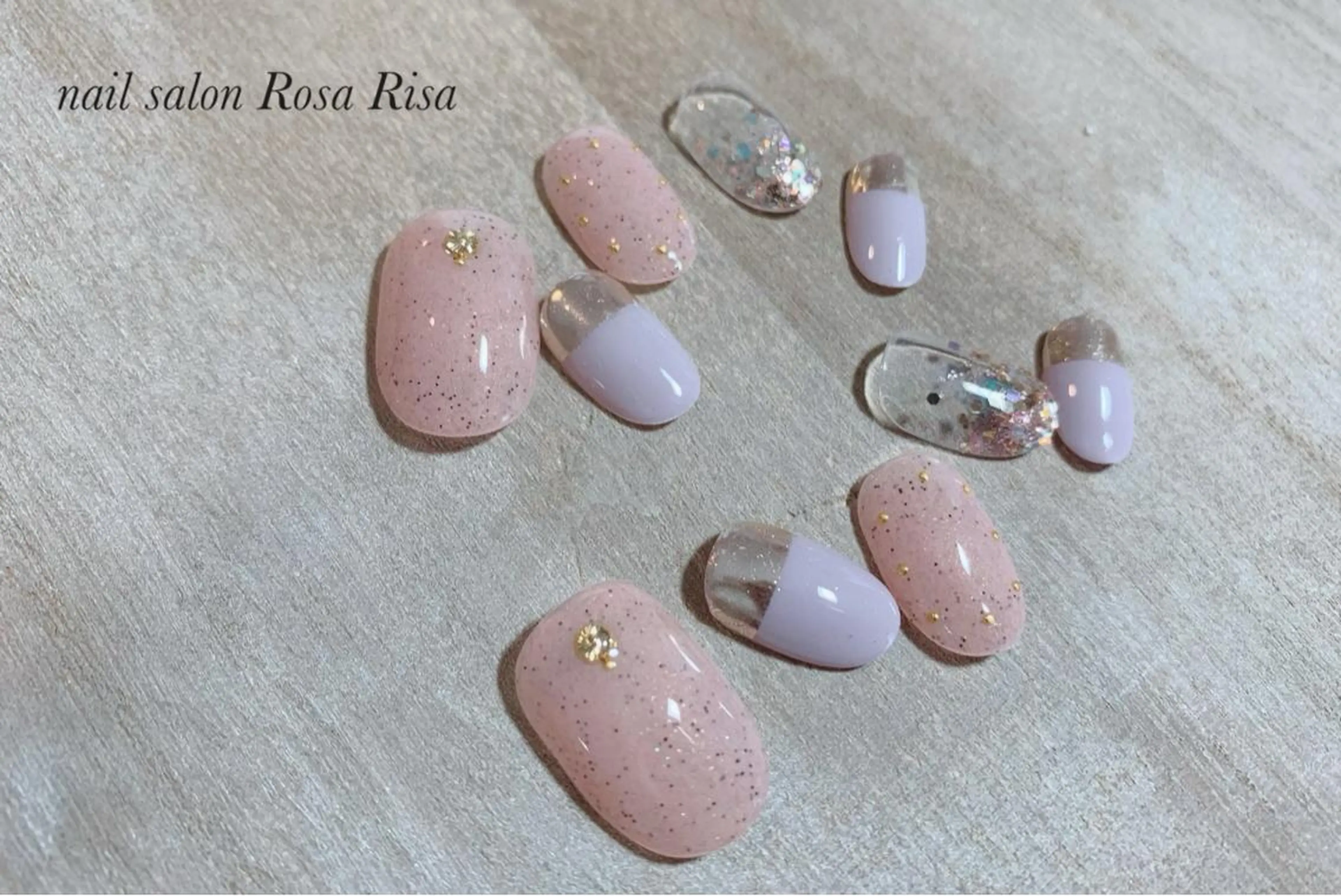 ショート ネイル ミラーネイル ネイルチップ ネイルスタジオ シェイクユアハンズのネイルデザイン