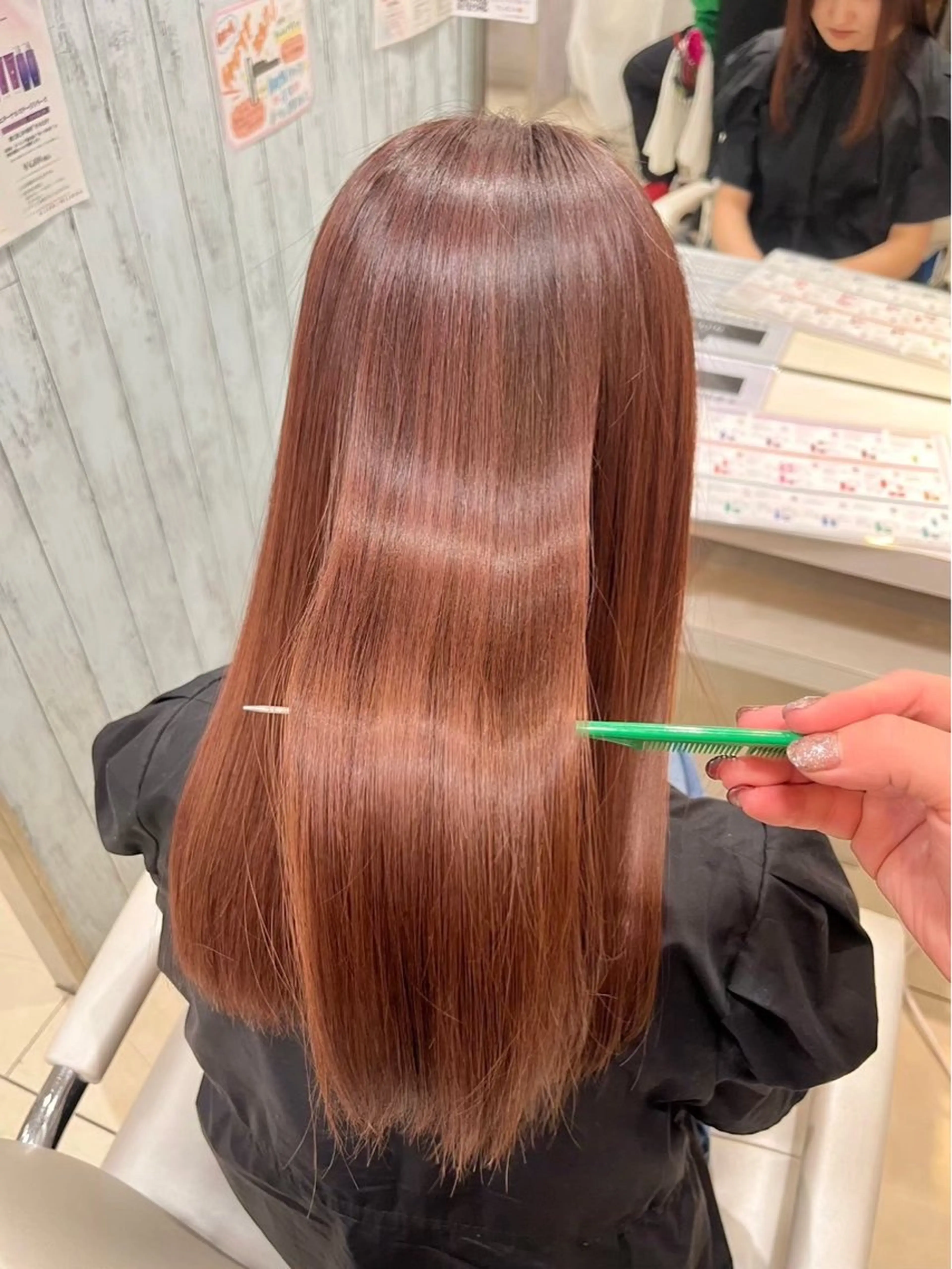 ロング カラー カット ヘアカラー トリートメント 🌸暖色髪質改善 MEI🌸のヘアスタイル