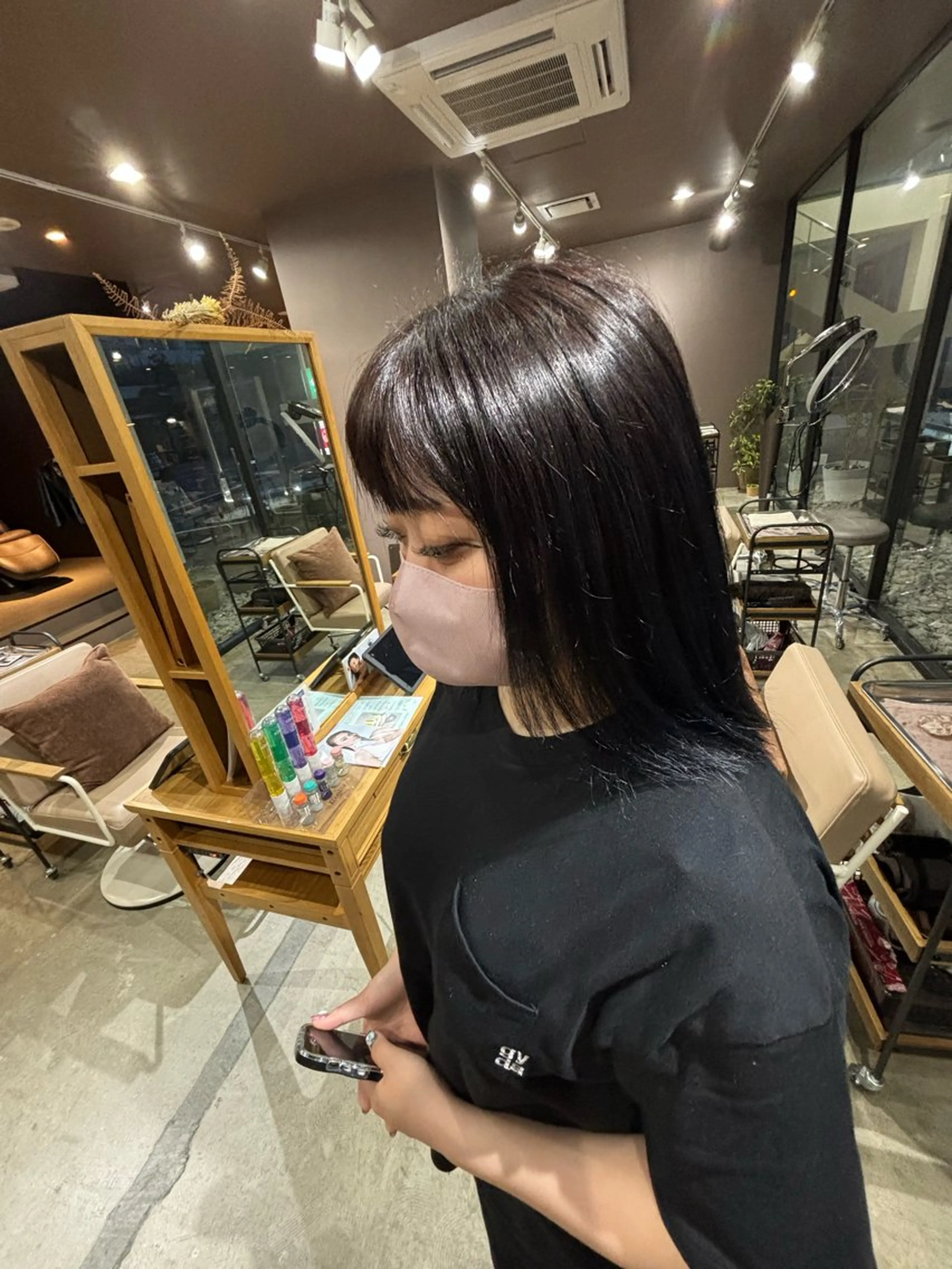 カラー ブラウンカラー 透明感カラー ラベンダーカラー NOA/トレンドヘア ブリーチなし艶カラーのヘアスタイル