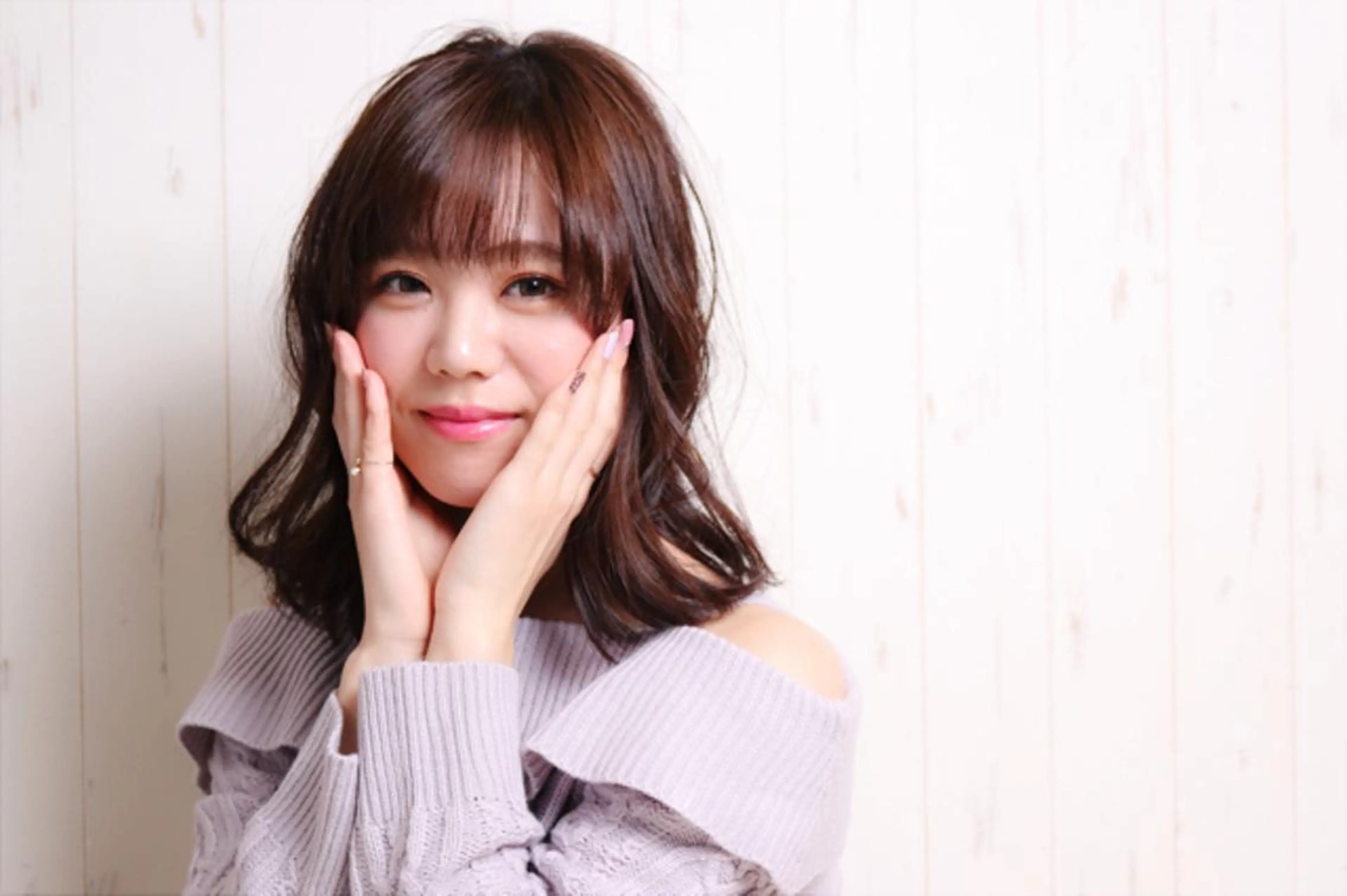 ミディアム カラー ブラウンカラー ショコラブラウン KAIzen. tomoのヘアスタイル