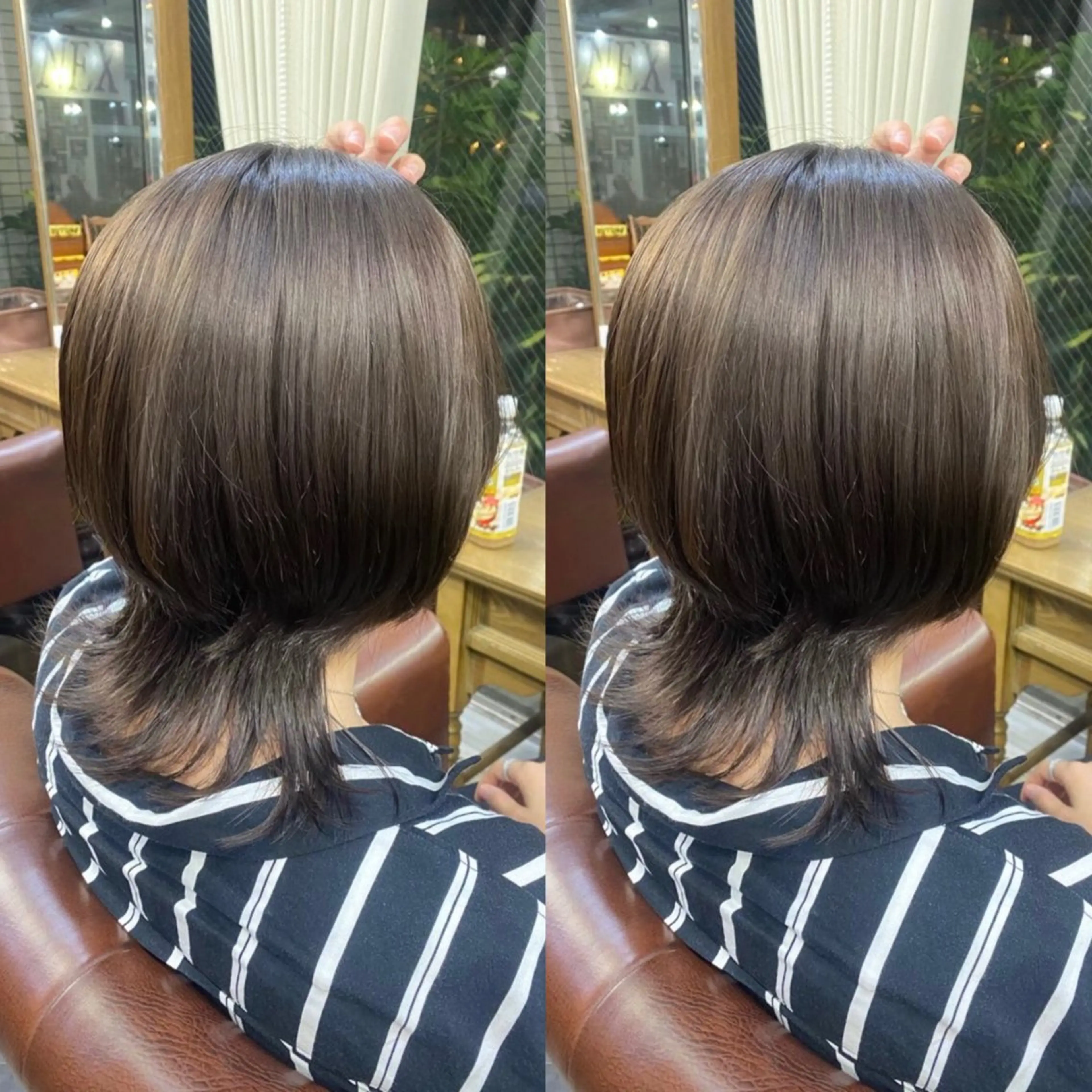 ショート カラー ブラウンカラー 💎ハイトーン/艶 カラー モエカ💎のヘアスタイル