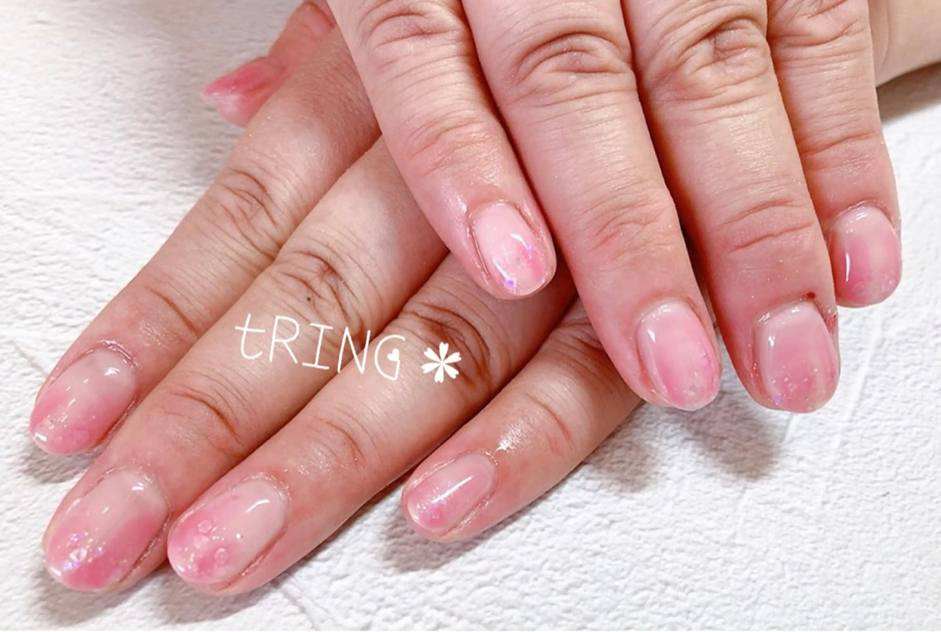 ネイル ハンドネイル tRING＊ しいの木台のネイルデザイン