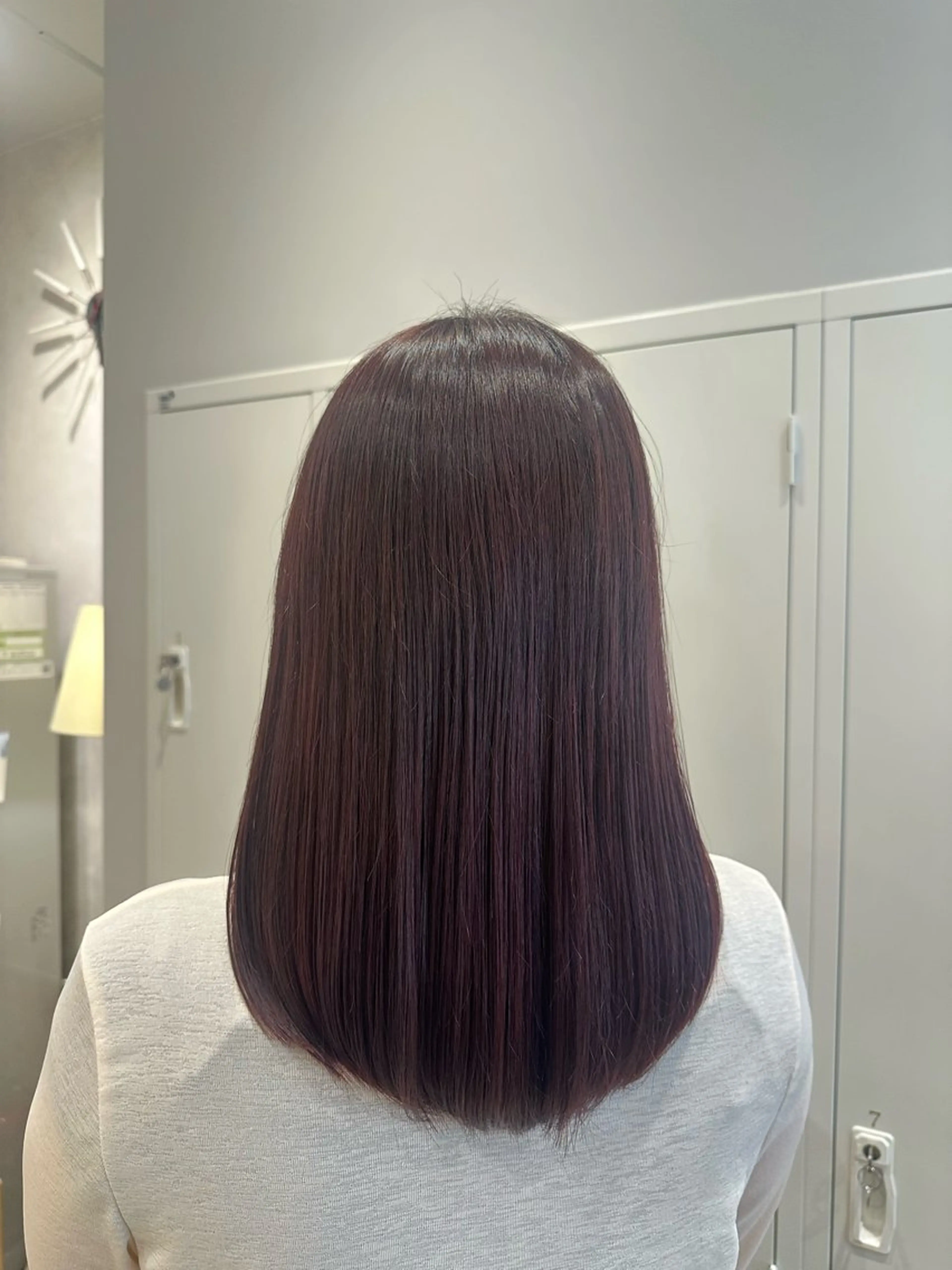セミロング 🍇うる艶暖色カラー /madokaのヘアスタイル