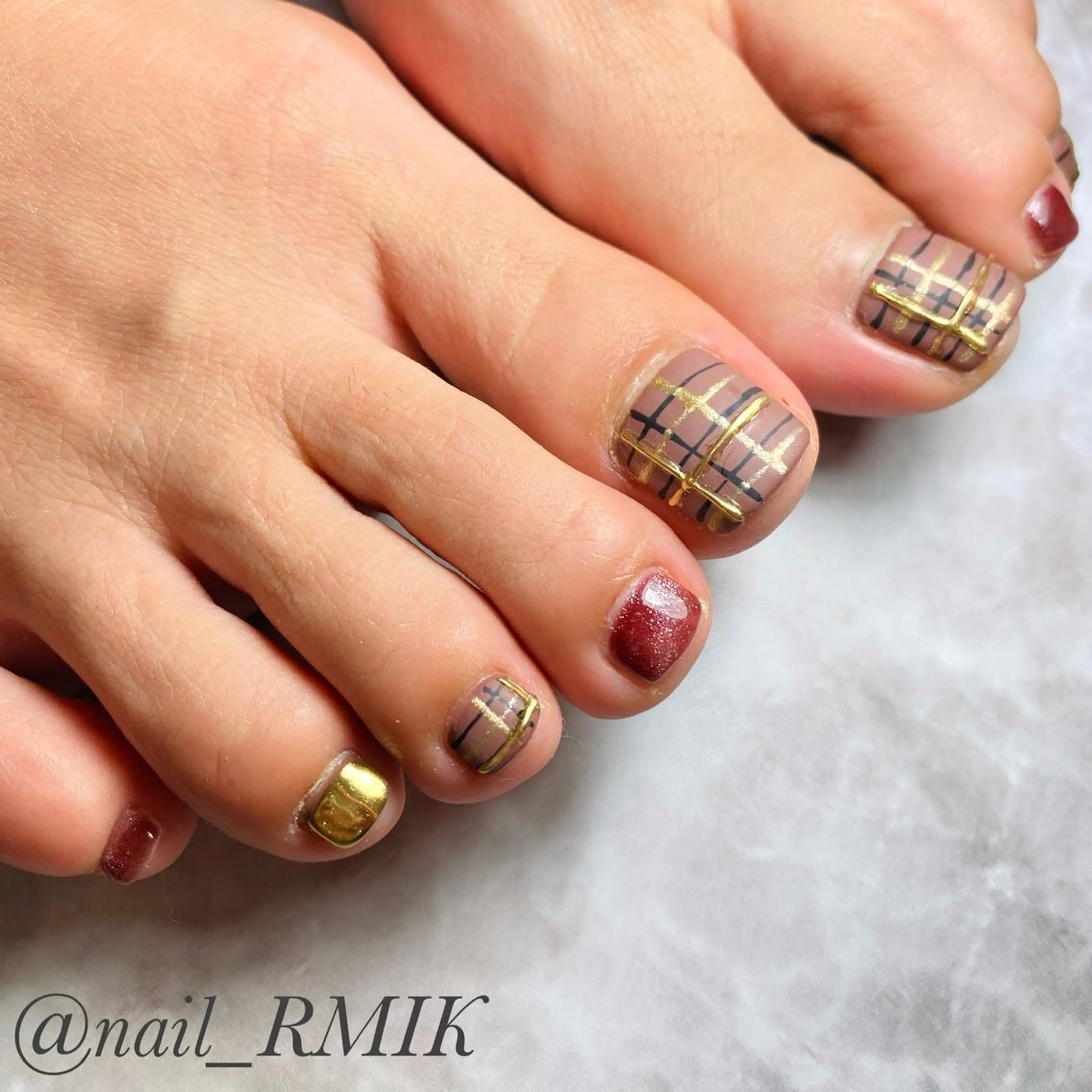 ネイル フットネイル nailsalon RMIKのネイルデザイン