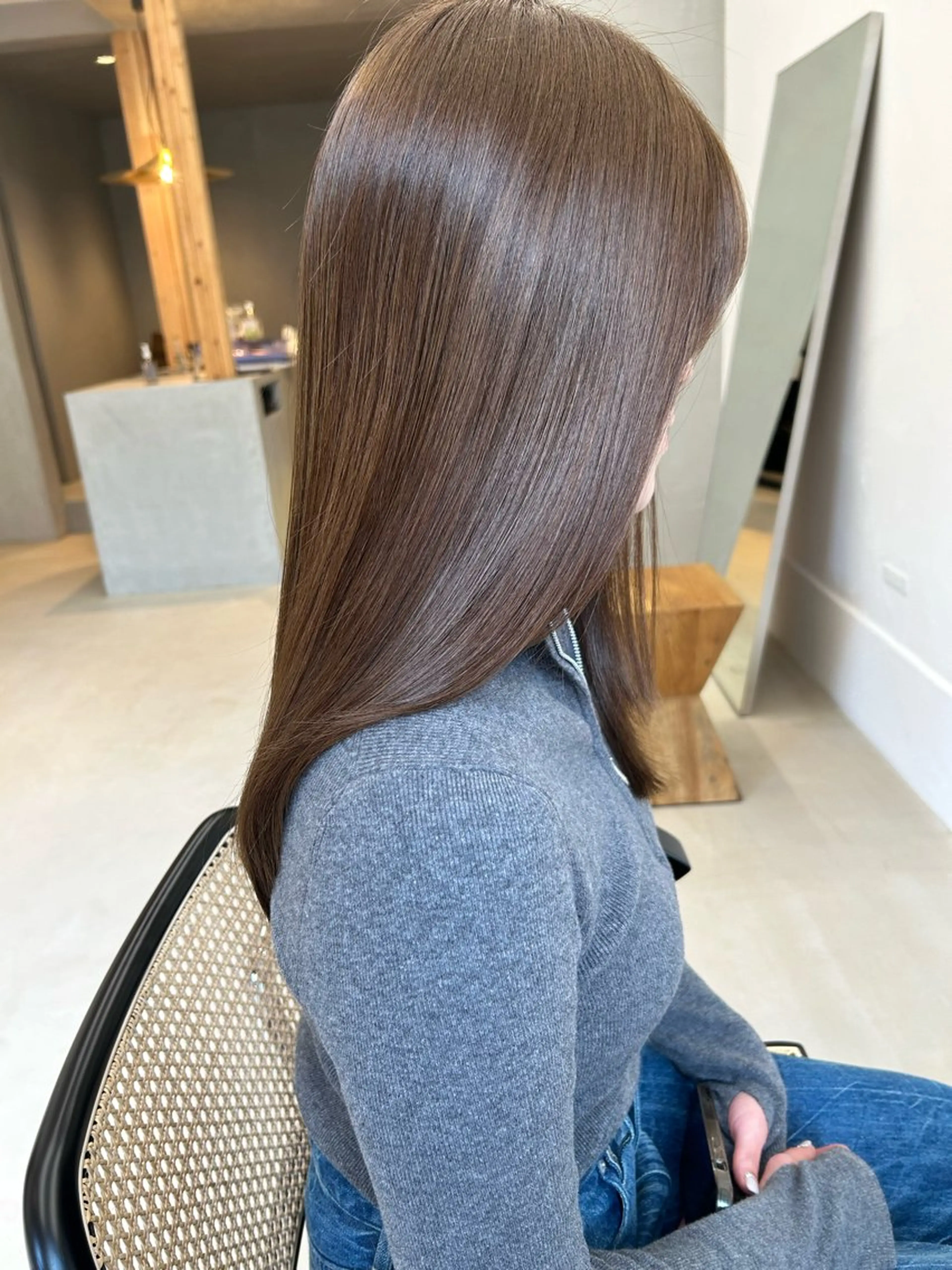 ❄️プレミアムケアコース❄️カット+カラー+BYKARTE5stepトリートメントの写真