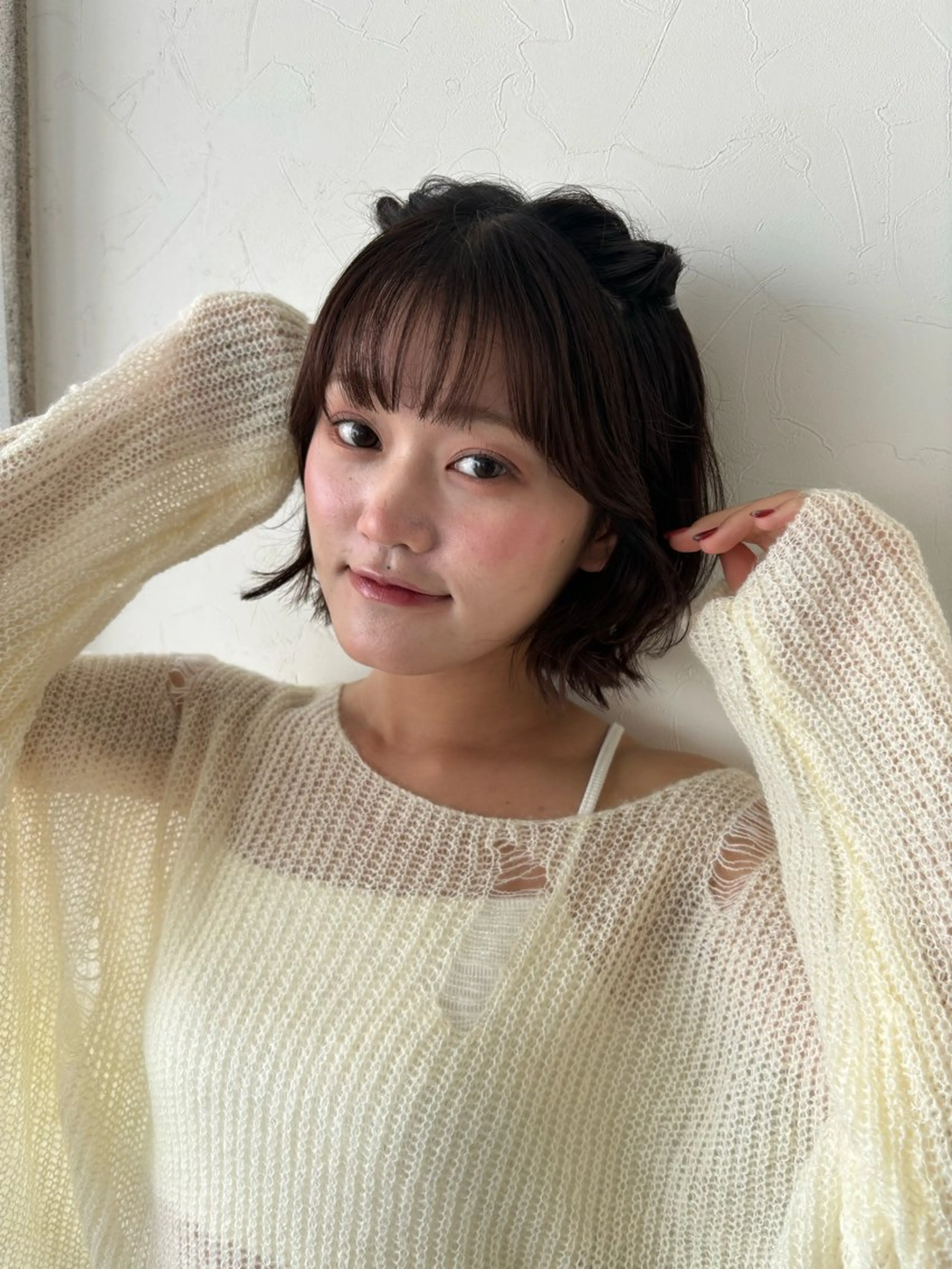 ショート カット ヘアカラー トリートメント yui🥀/ボブ /ブリーチなしカラーのヘアスタイル