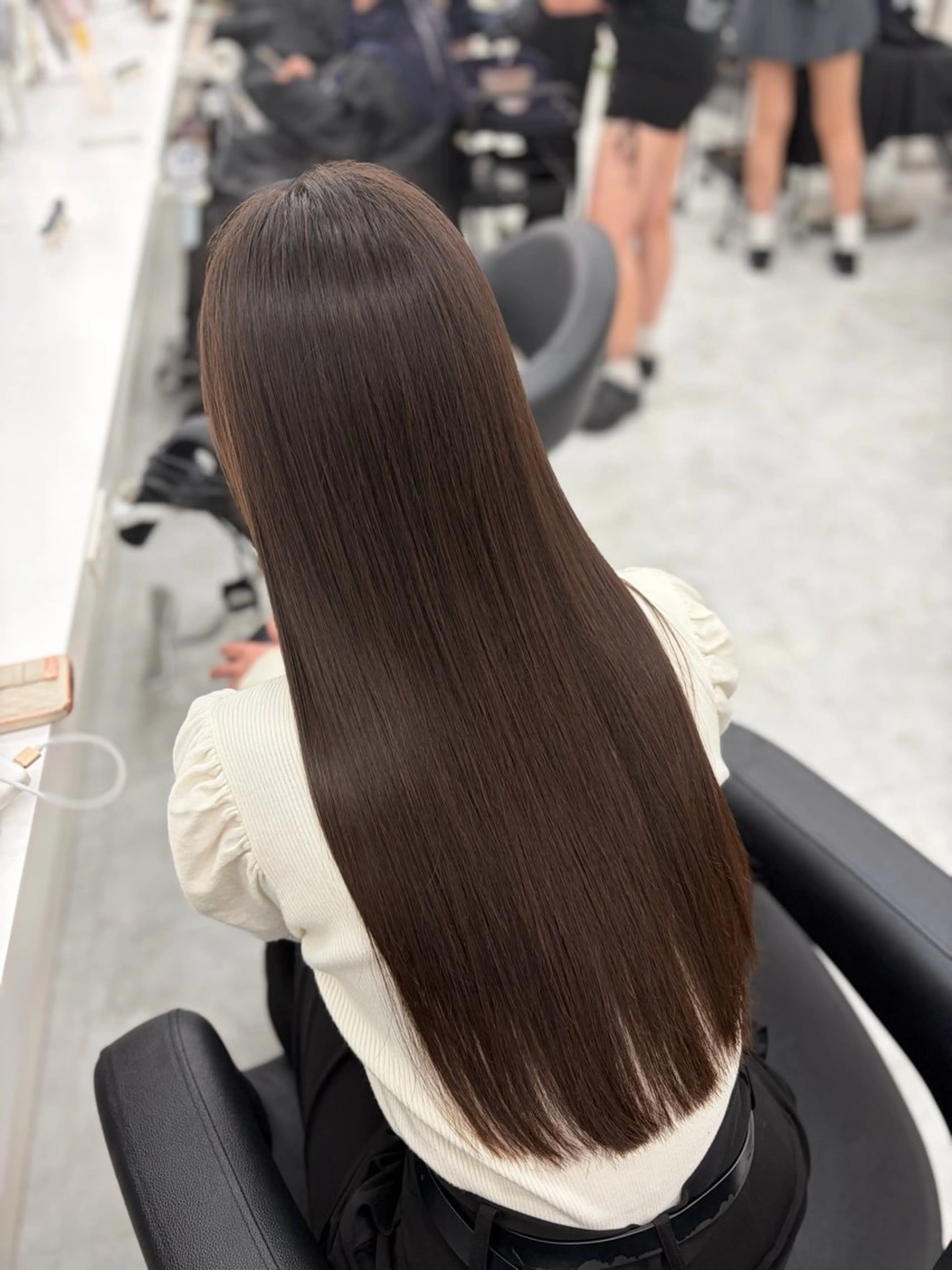 ロング カラー カット パーマ 藍斗｜透明感カラー /レイヤーのヘアスタイル