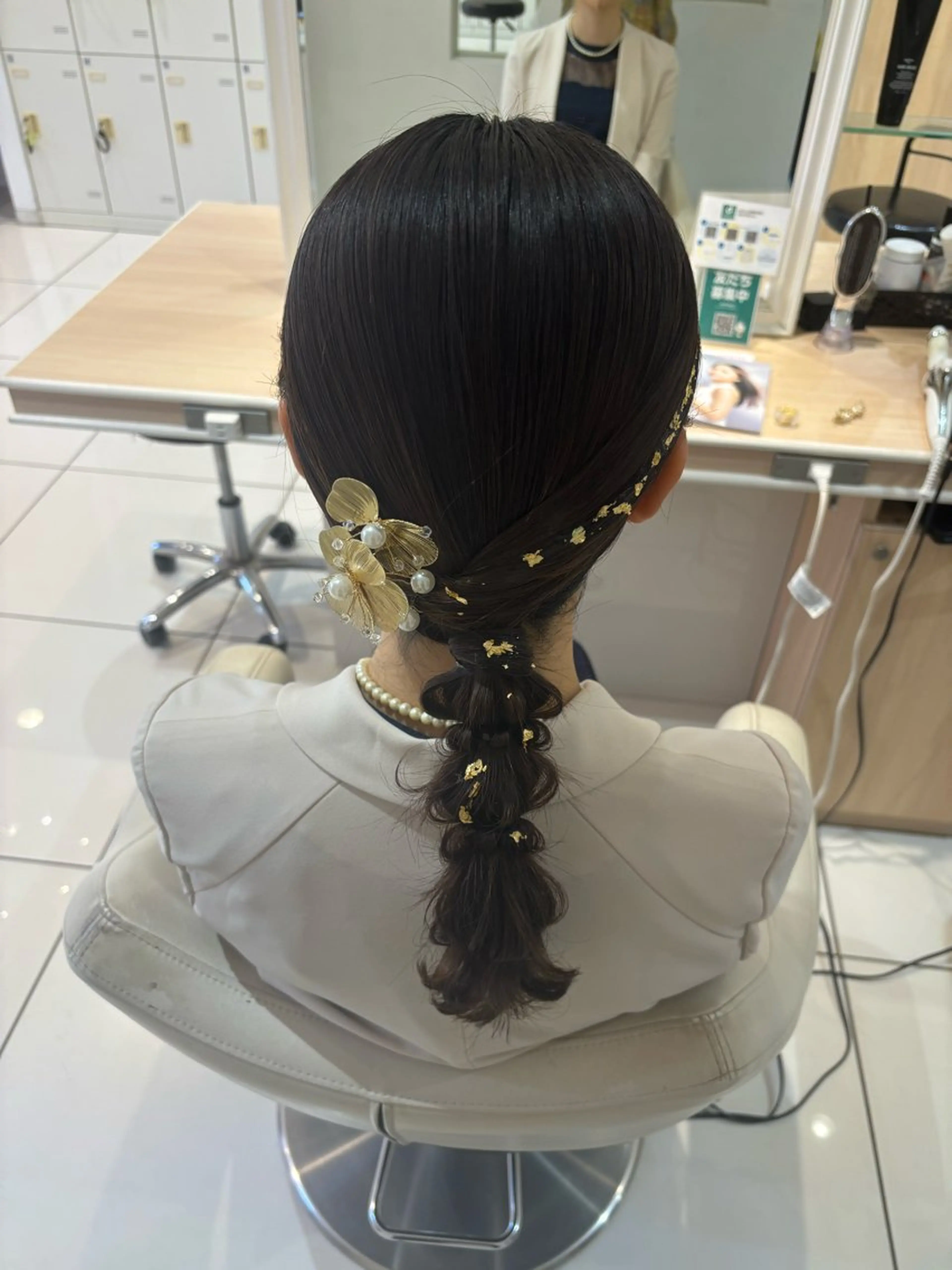 ロング ヘアアレンジ ヘアセット 宮永 璃沙のヘアスタイル