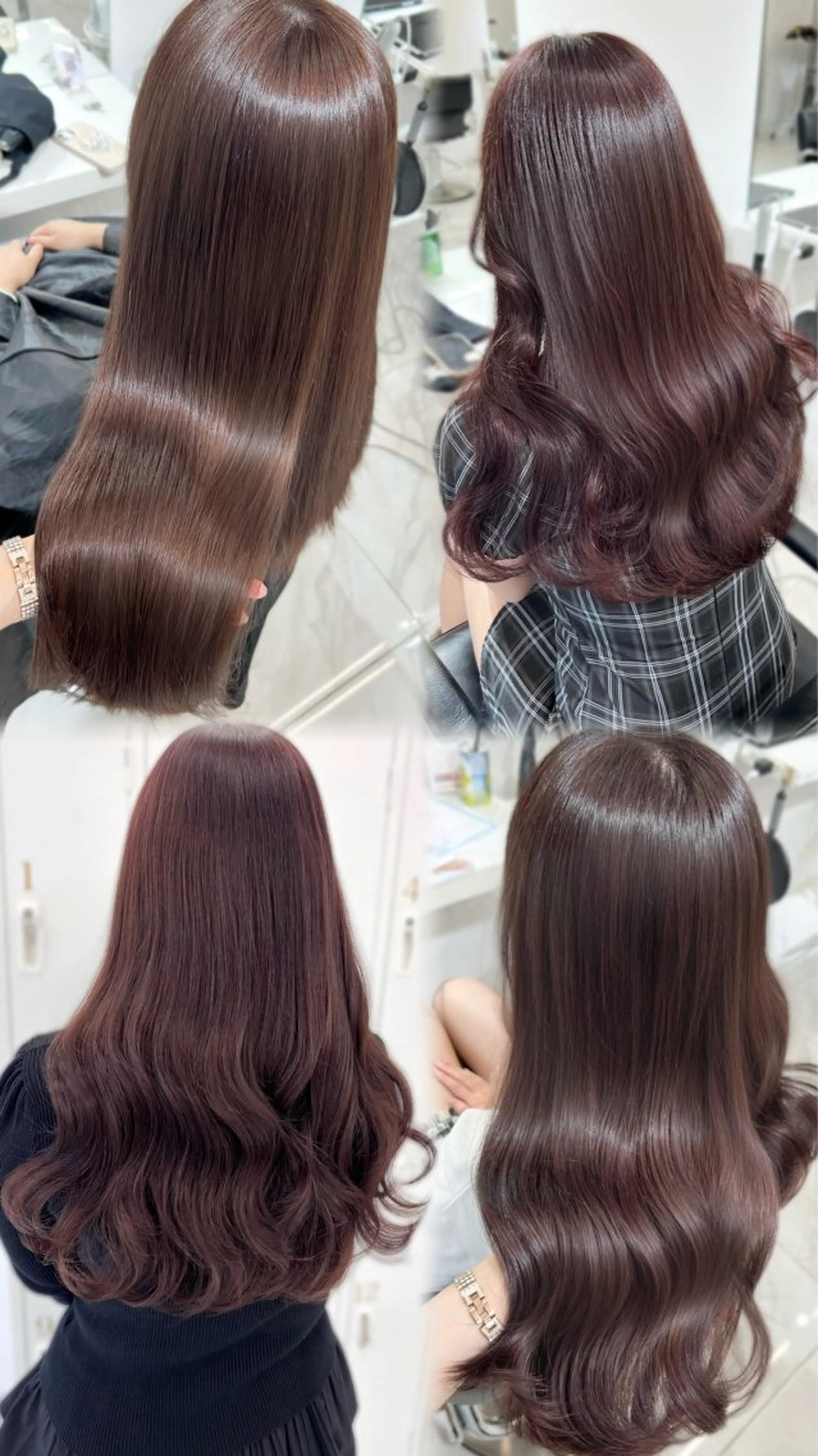 セミロング カラー ブリーチ ダブルカラー ラベンダーカラー ブリーチなしカラー カット ヘアカラー トリートメント 盛れる顔周り🤍渋谷 Risa🎀のヘアスタイル