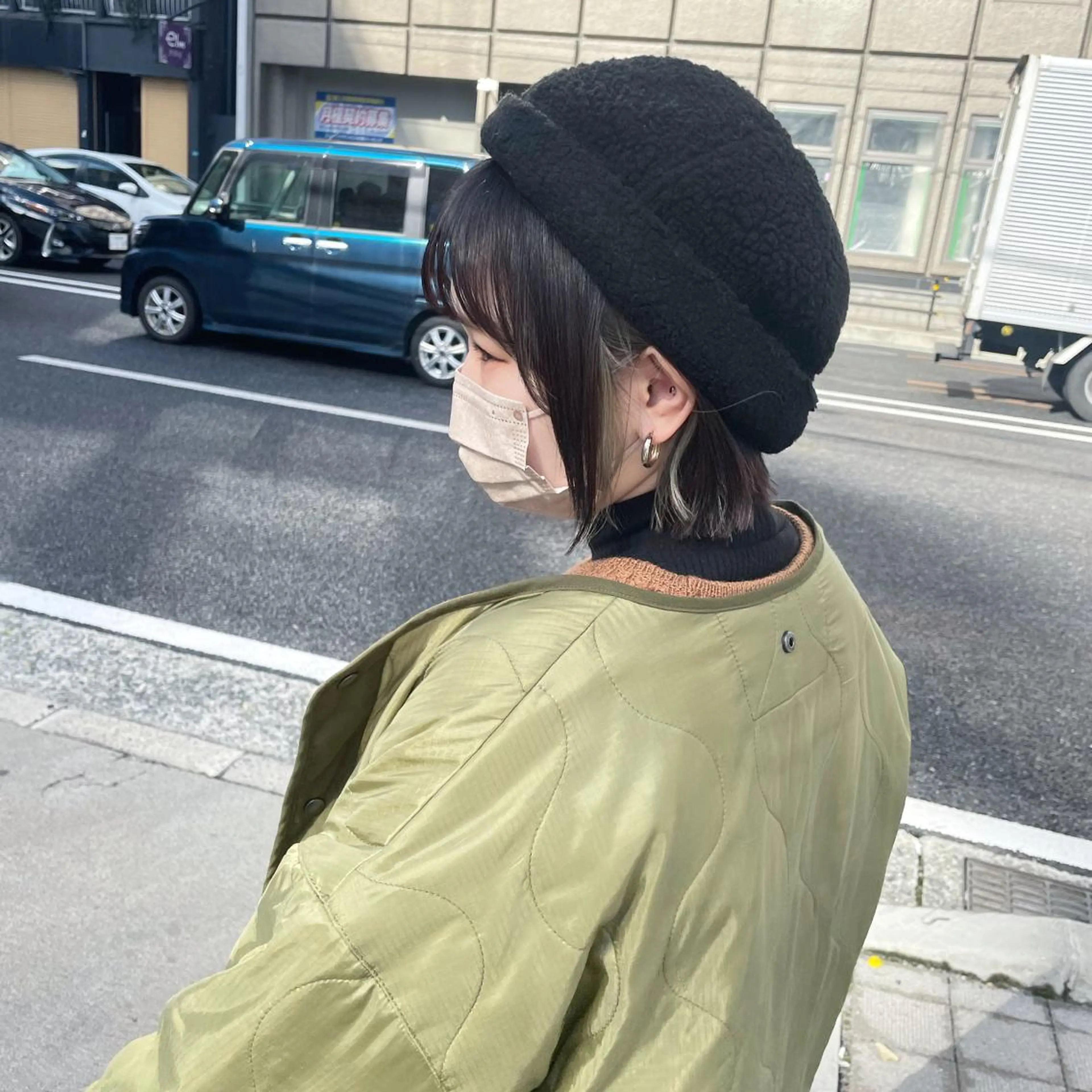 ショート ヘアアレンジ 切りっぱなしボブ ボブ カット ⌇ROMEO京橋店⌇ 鎌谷明星🪷のヘアスタイル