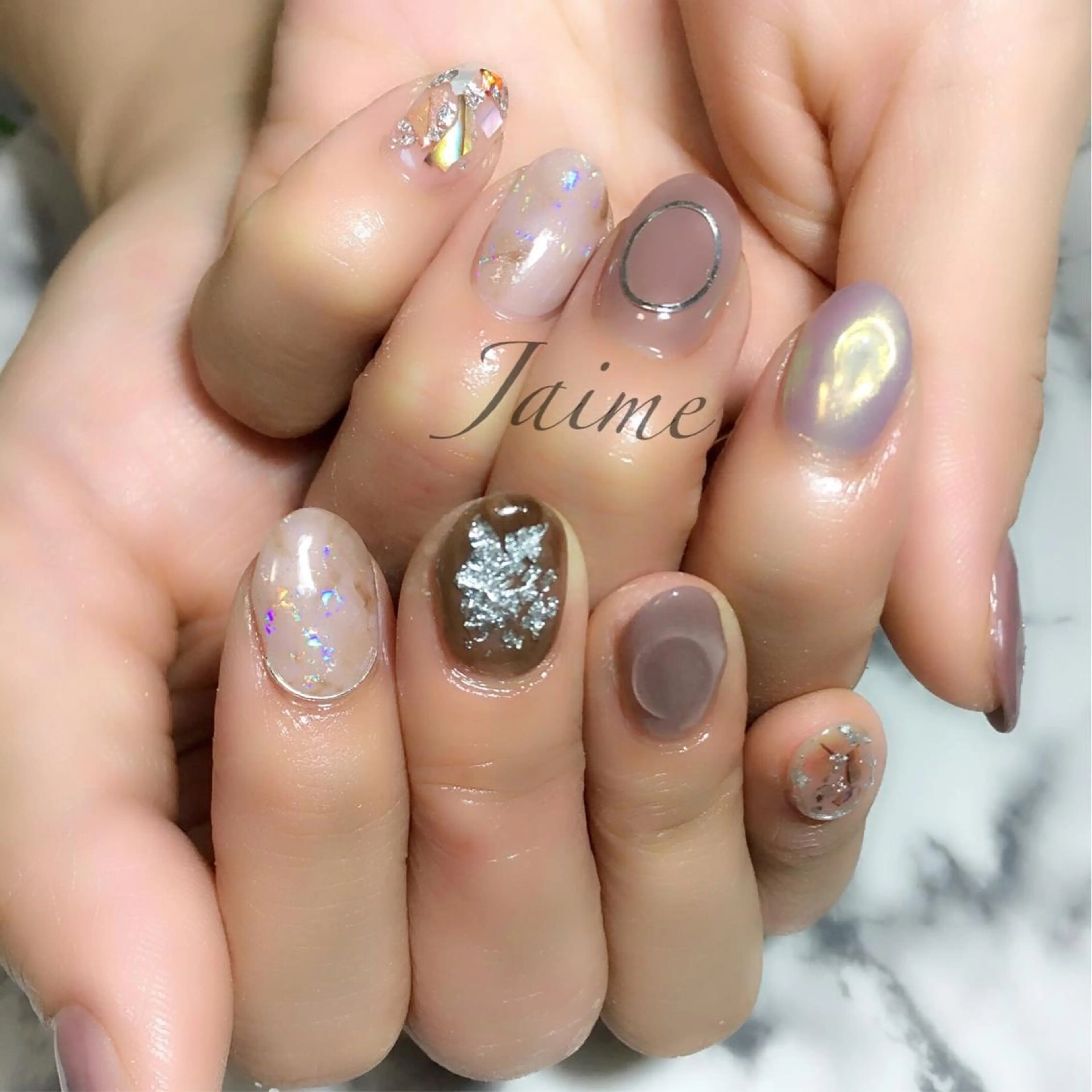 ショート ネイル Jaime Yuiのネイルデザイン