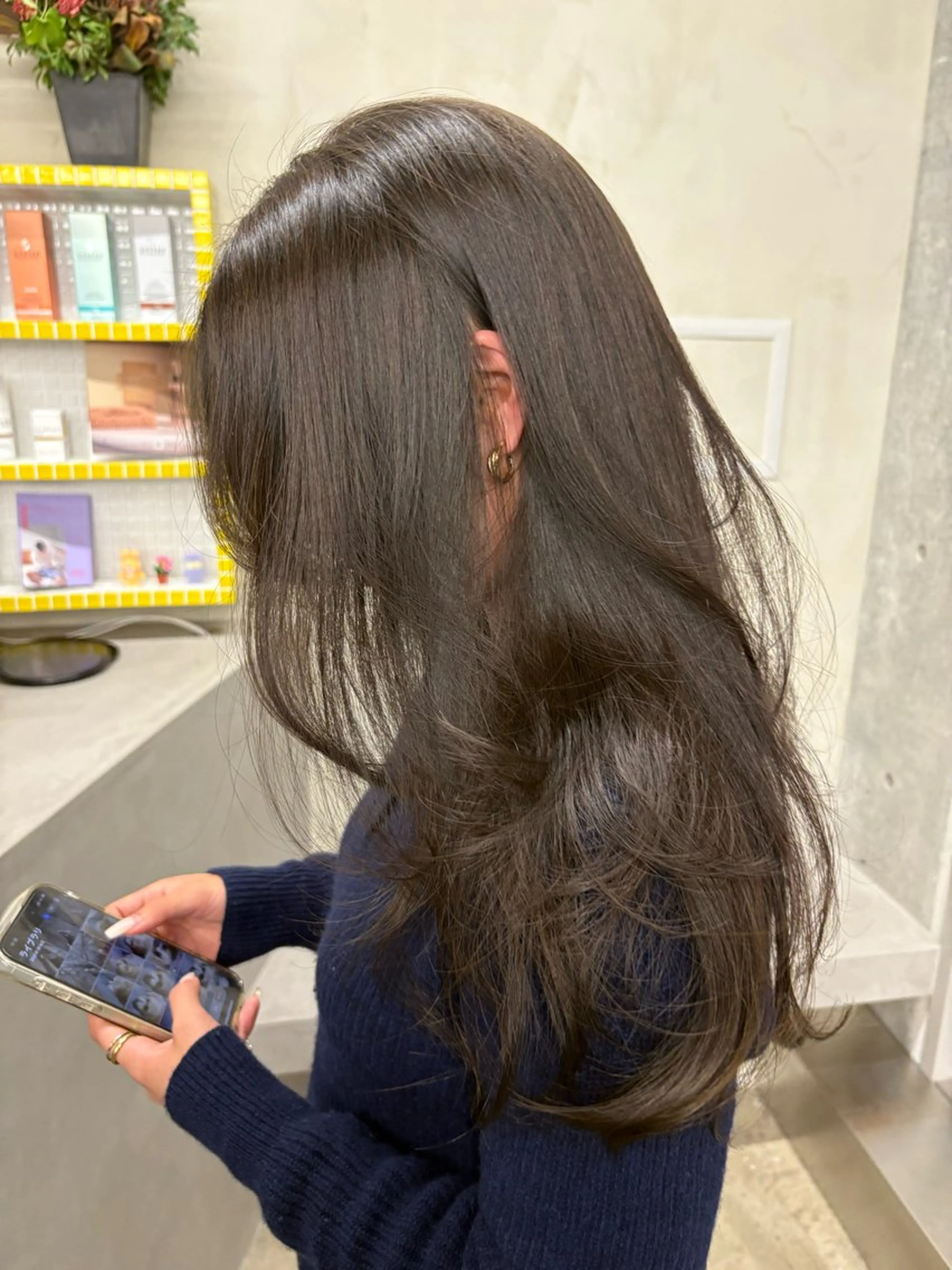 ロング カラー ヘアカラー トリートメント レイヤー/柔色 カラー/SAkiのヘアスタイル