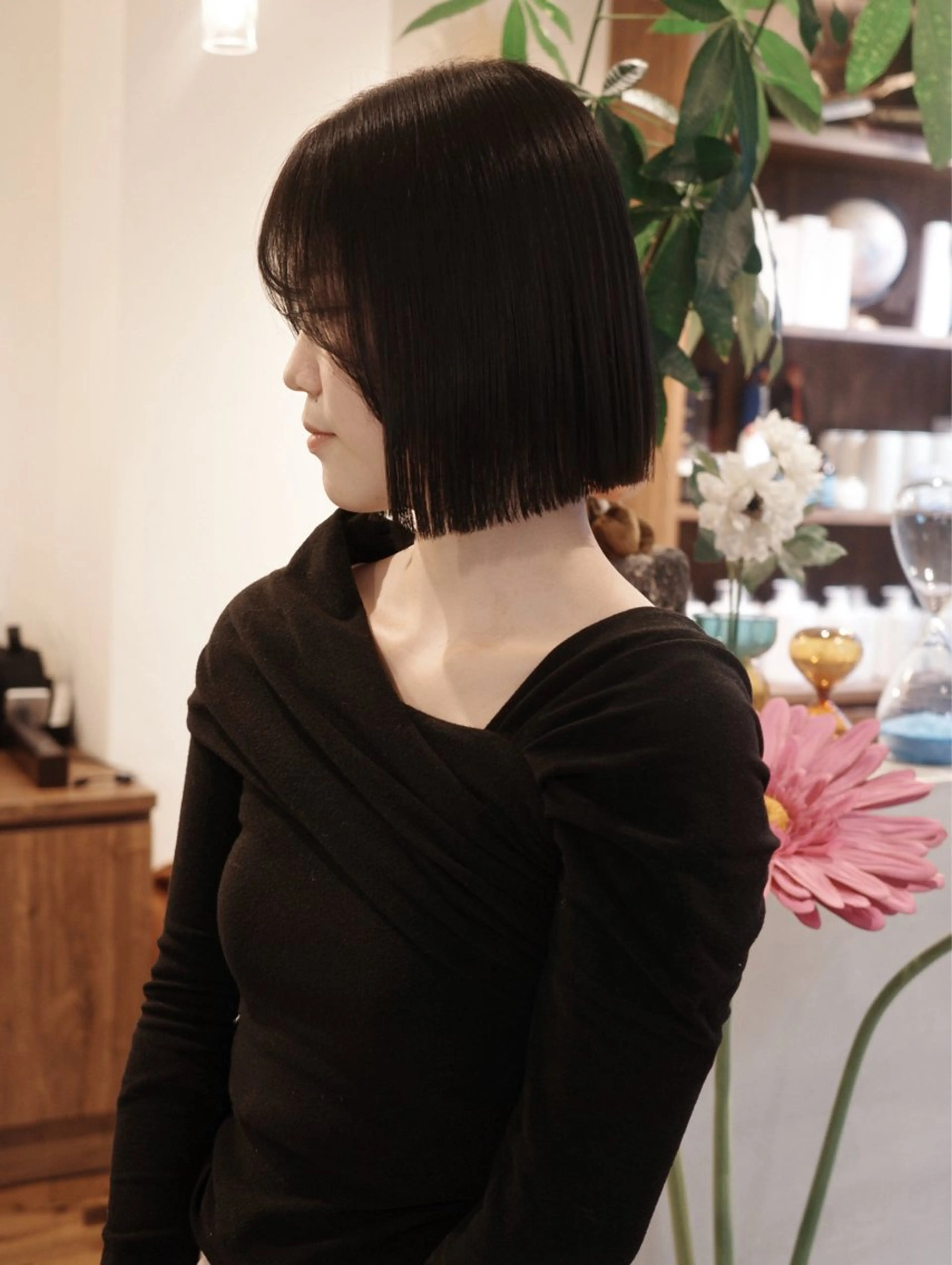 カラー 縮毛矯正 (𝐡)𝐰𝐢𝐦 𝐲𝐮𝐧𝐚のヘアスタイル