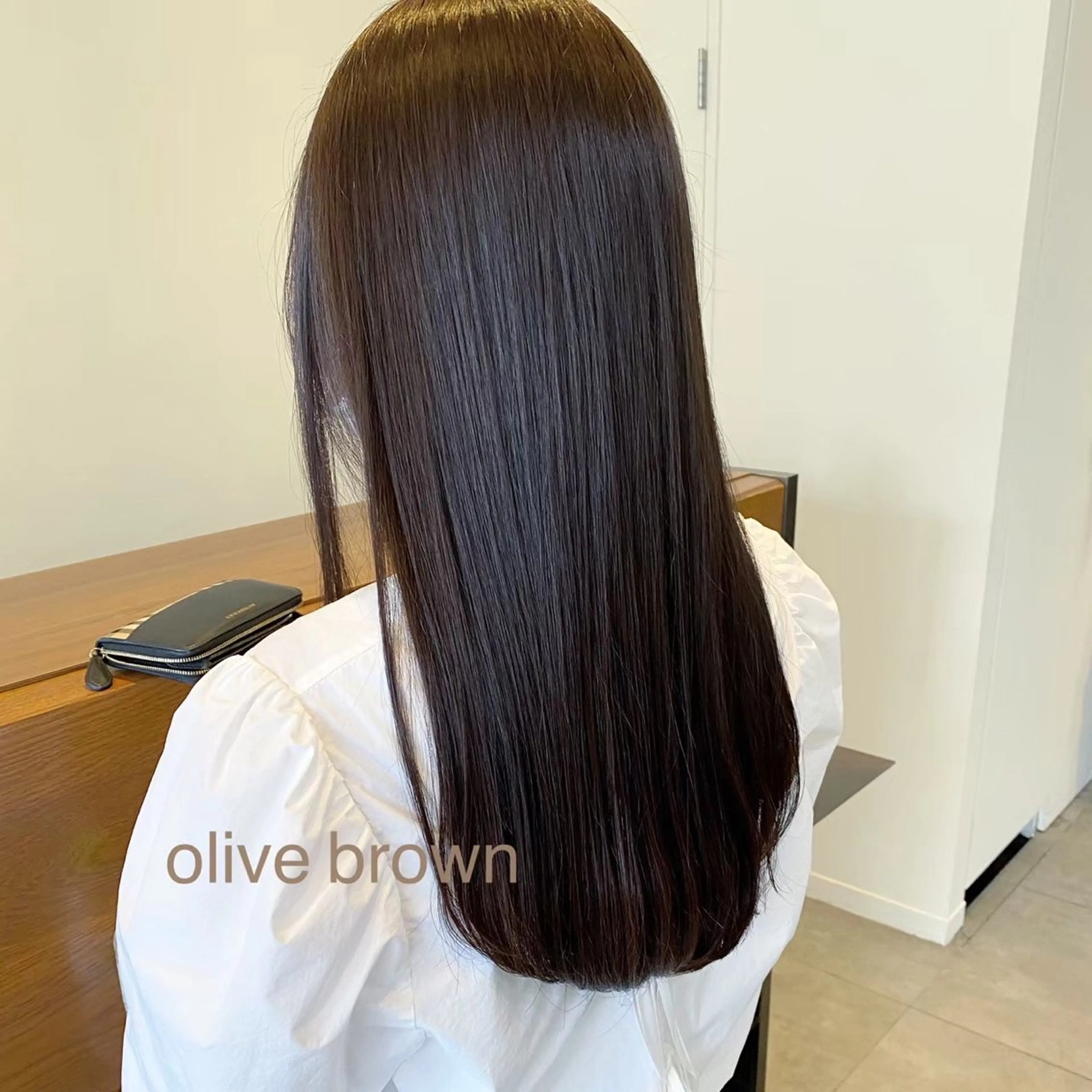 ロング Cote所属・大島桃花 / 表参道 透明感カラーのヘアスタイル