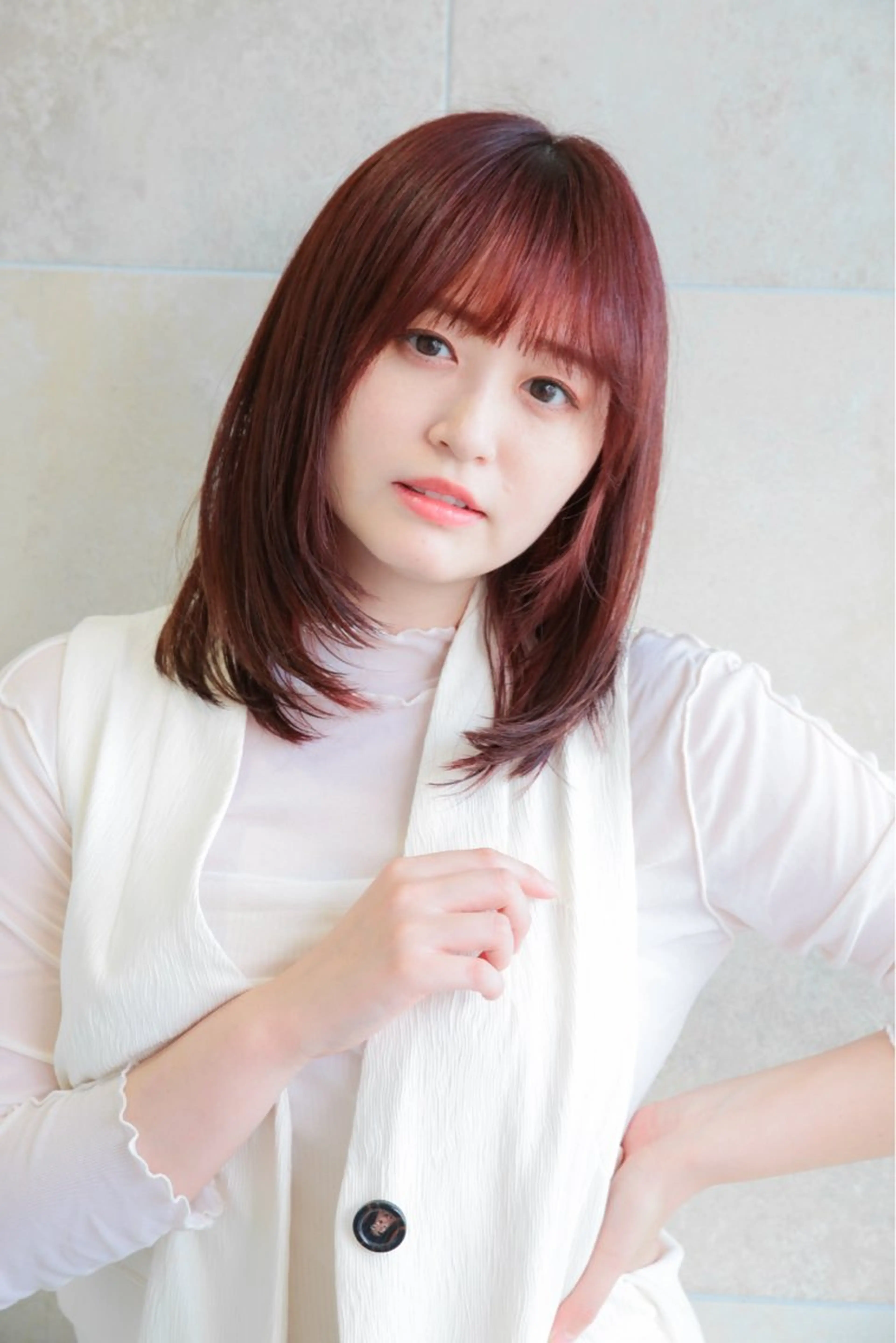 ミディアム シャドウパーマ/ メンズカット/和歩のヘアスタイル