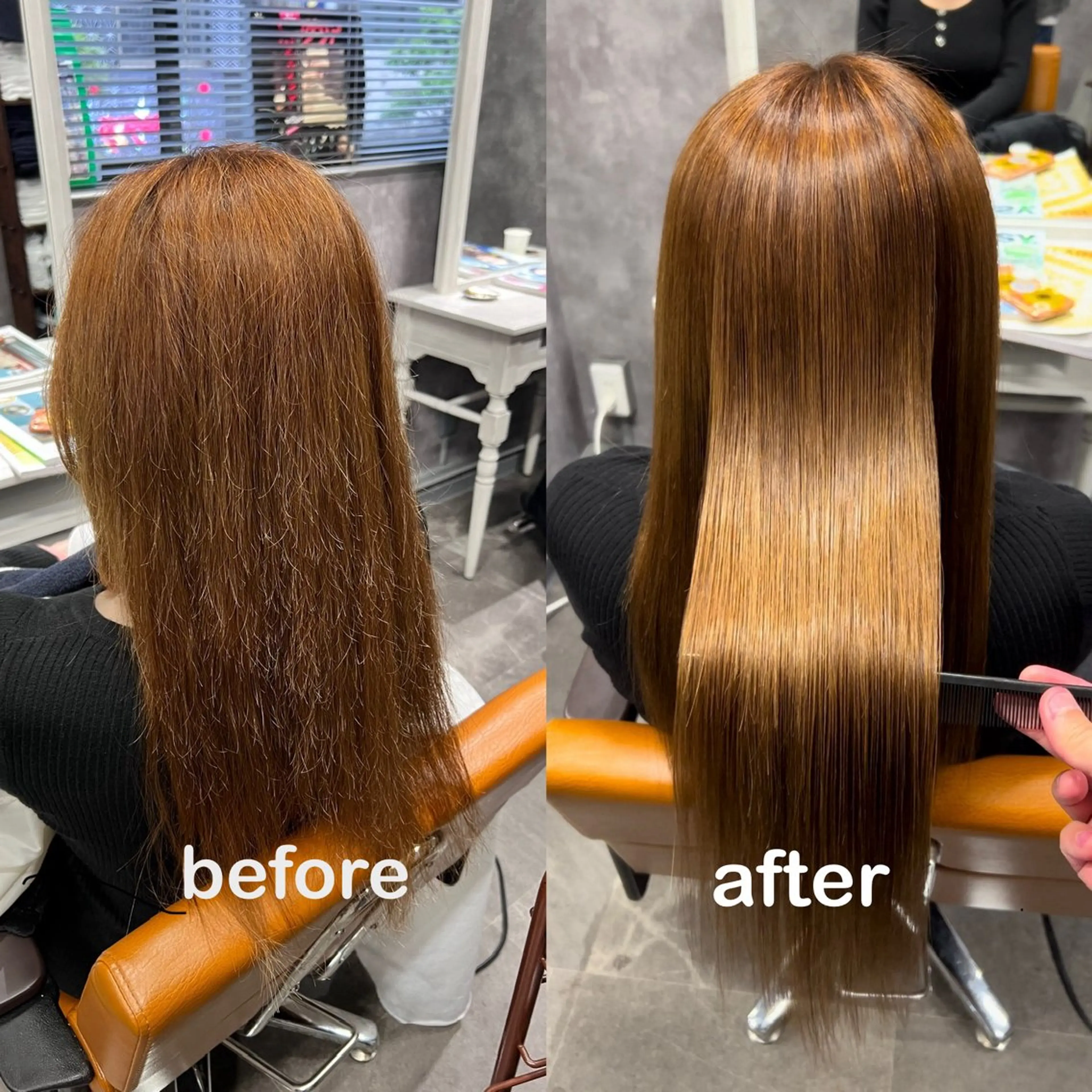 ロング カット ヘアカラー トリートメント ナナシ所属・✨髪質改善/縮毛矯正 木村和司✨のヘアスタイル