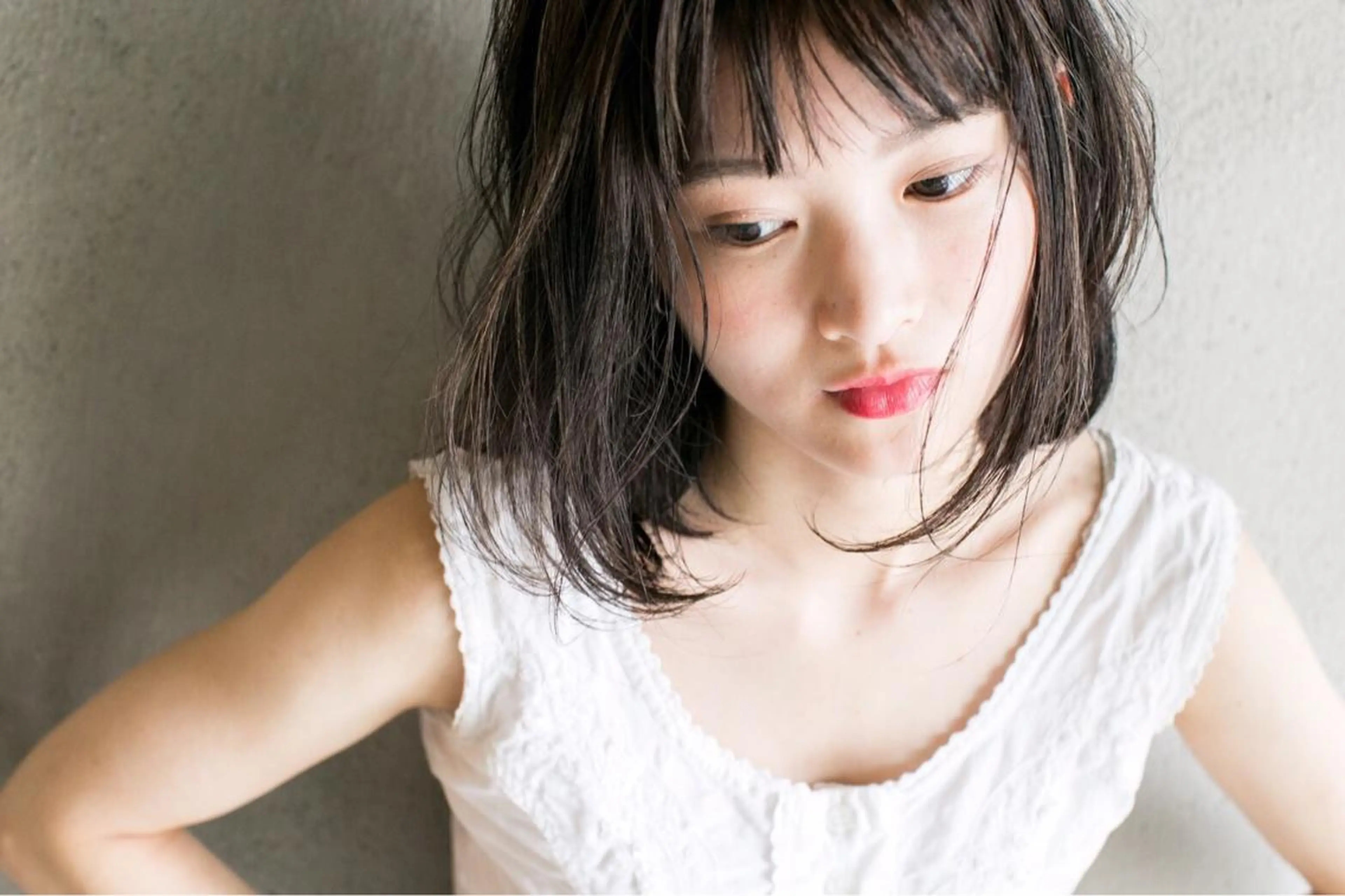 ⭐️ケアブリーチで赤味除去、外国人風⭐️カット+ヘアカラー+ハイライト+3stepトリートメントの写真