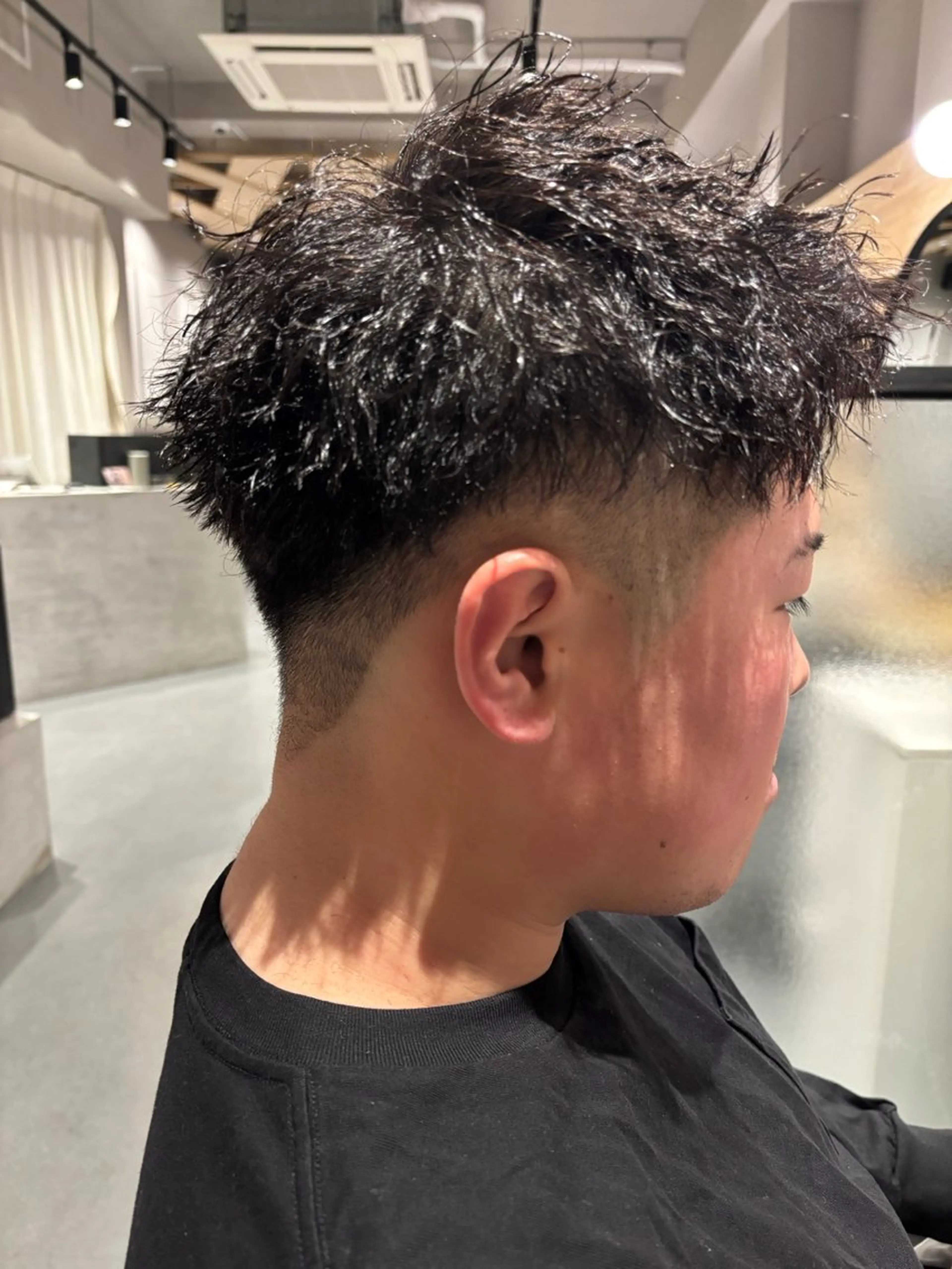 【メンズ限定】カット＋ツイストスパイラルor波巻きパーマウォータートリートメントの写真