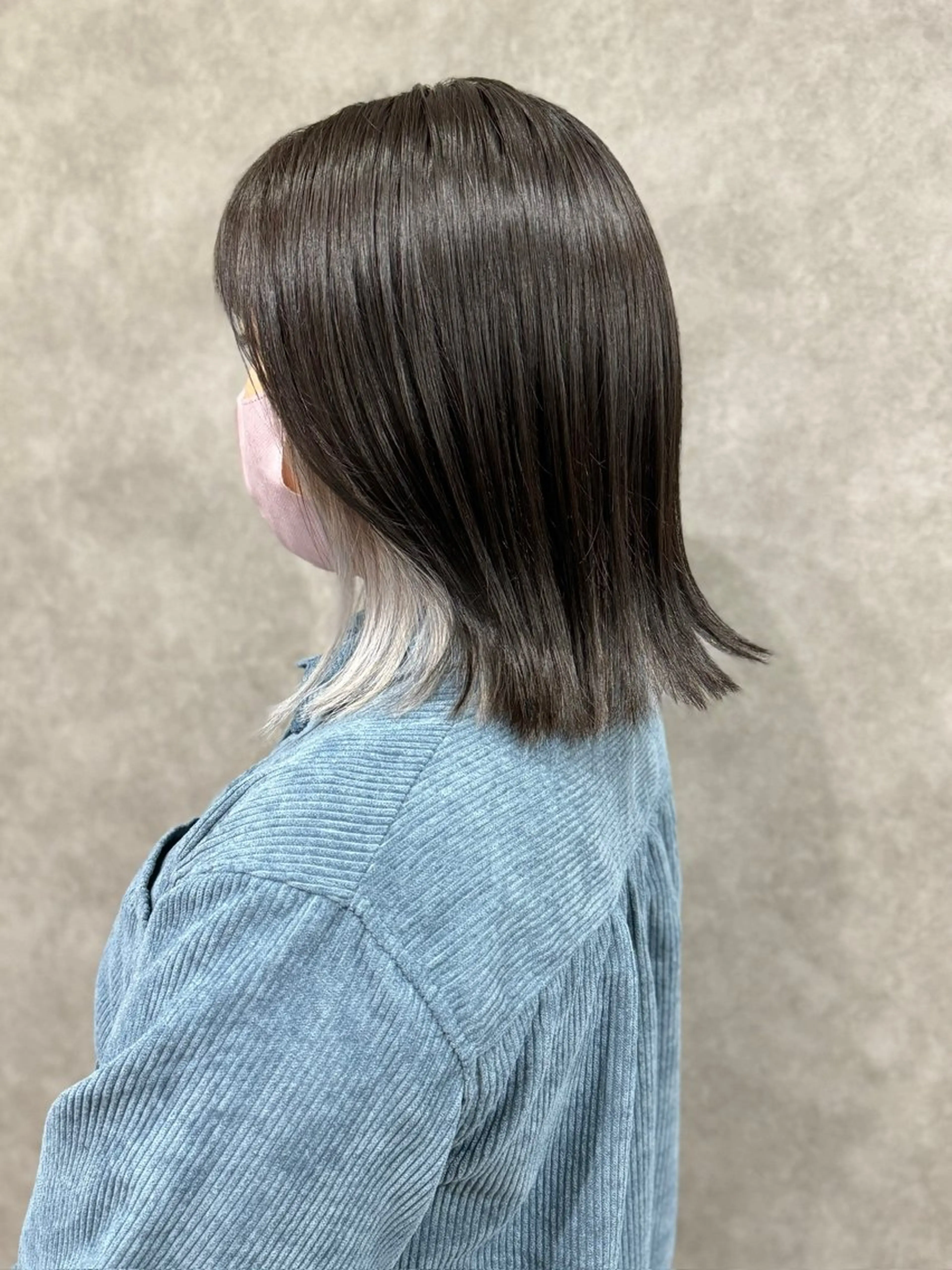 ミディアム 髪質改善/ブリーチ毛 縮毛矯正/ MIHOのヘアスタイル