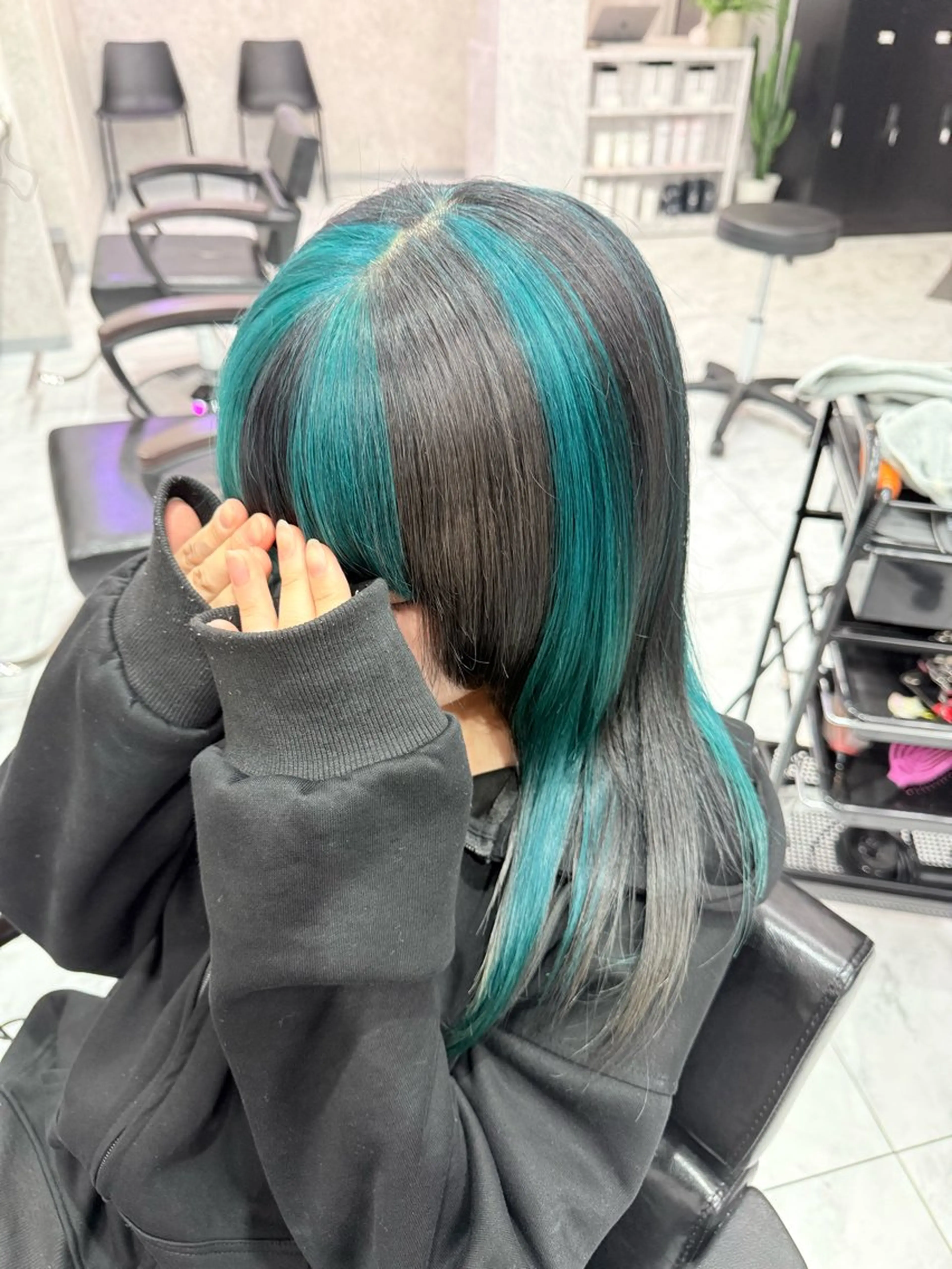 ミディアム カラー 🌺ハイトーン🌺 矢葺 なぎさ🌺🌺のヘアスタイル