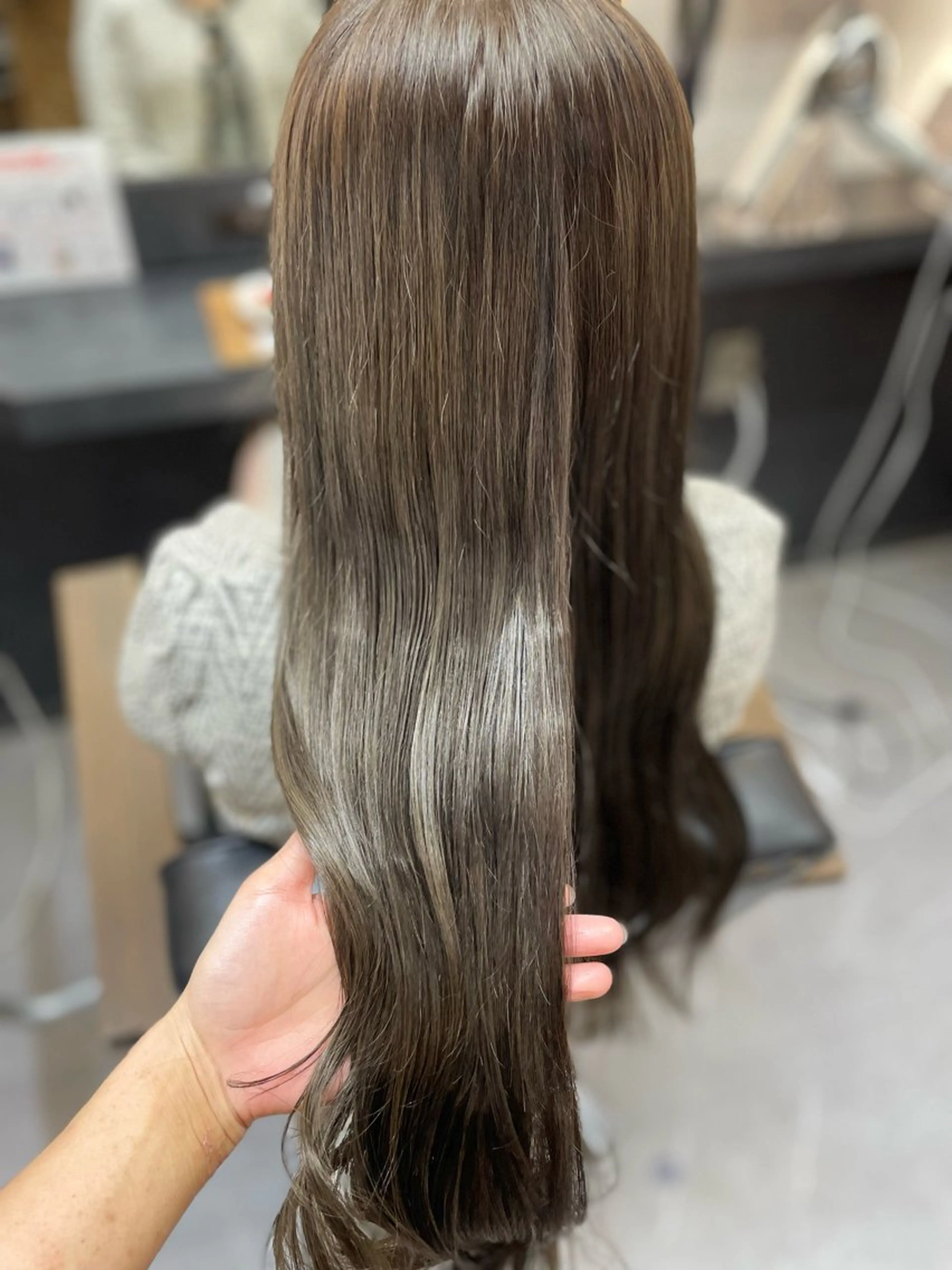 カラー ブリーチ 透明感カラー 似合わせカット🫧透 明感カラー🫧maiのヘアスタイル