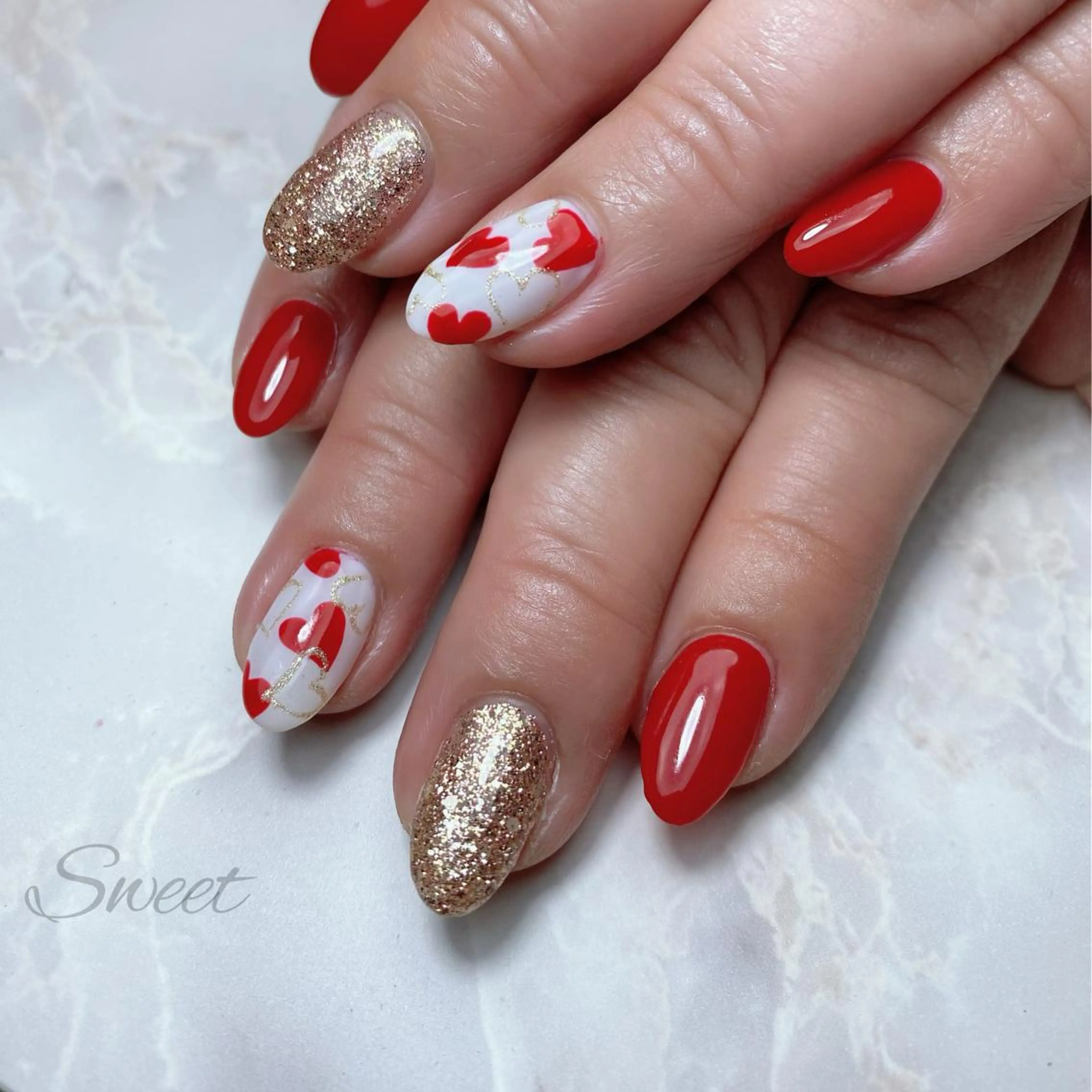 ネイル sweet 仲野陽子のネイルデザイン