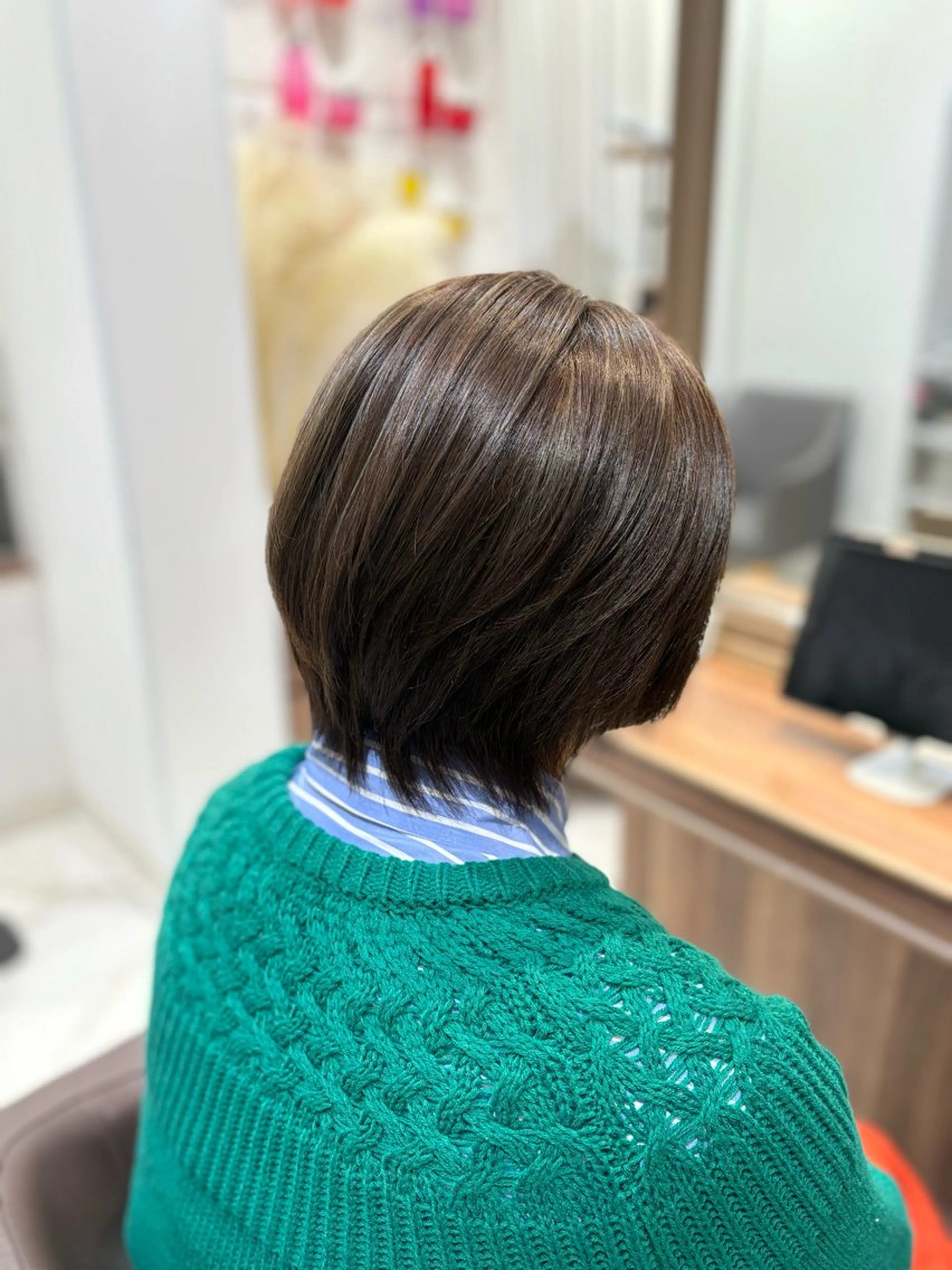 ショート カラー ゆるふわパーマ🌸/ ハイトーン/あゆみのヘアスタイル