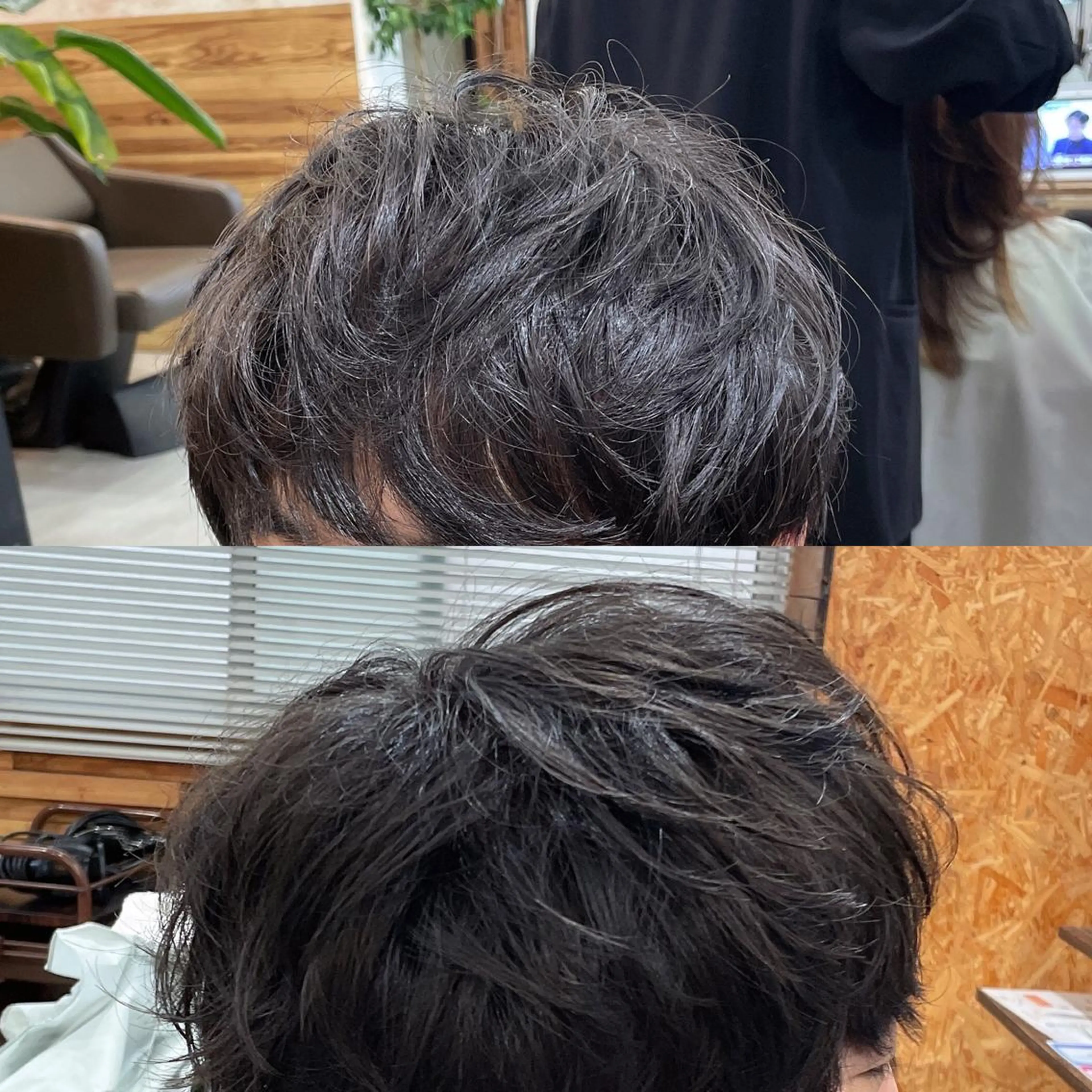 ショート メンズ マッシュ メンズパーマ かんばら りょーいのヘアスタイル