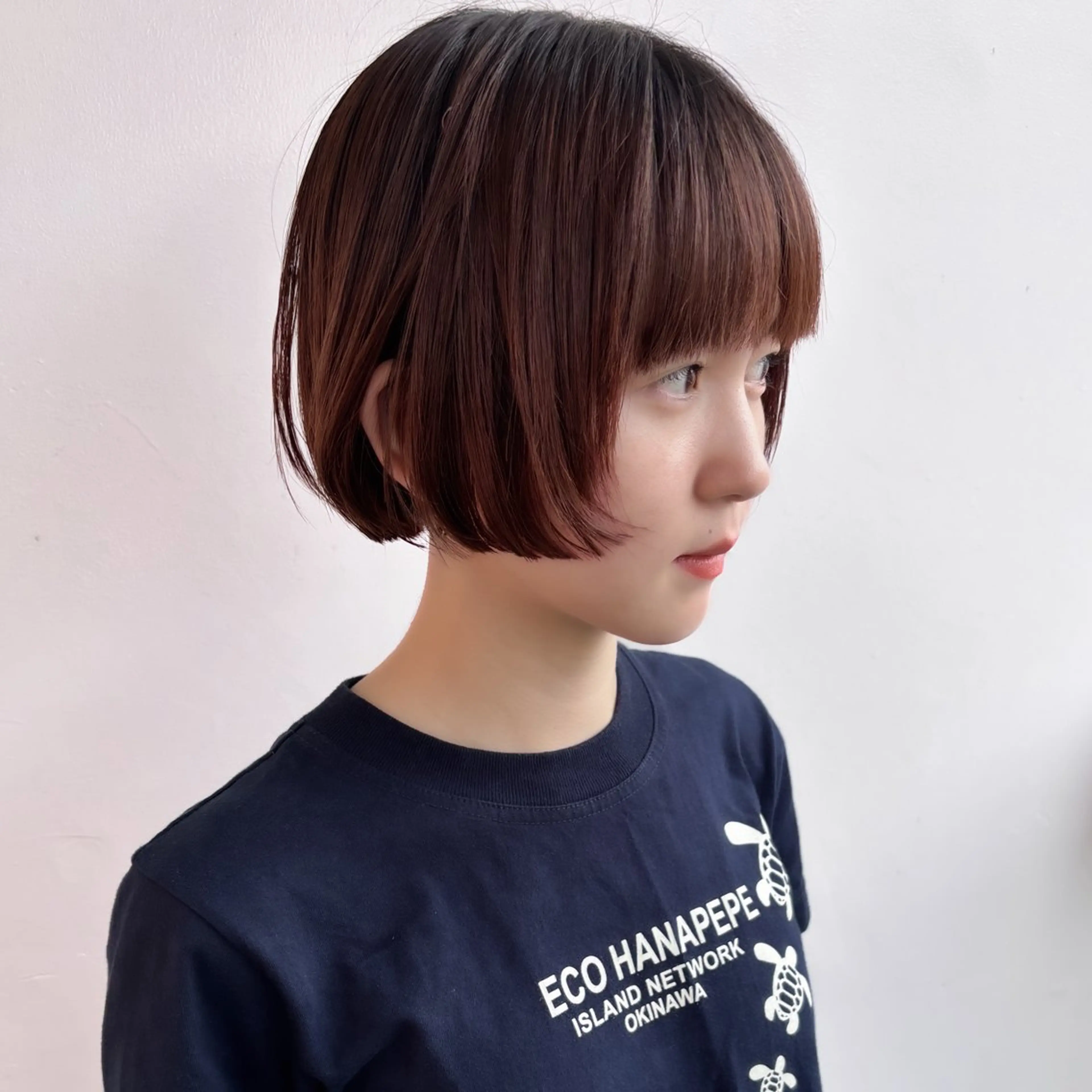 ショート カット 艶カラー🫧 猿渡 響のヘアスタイル