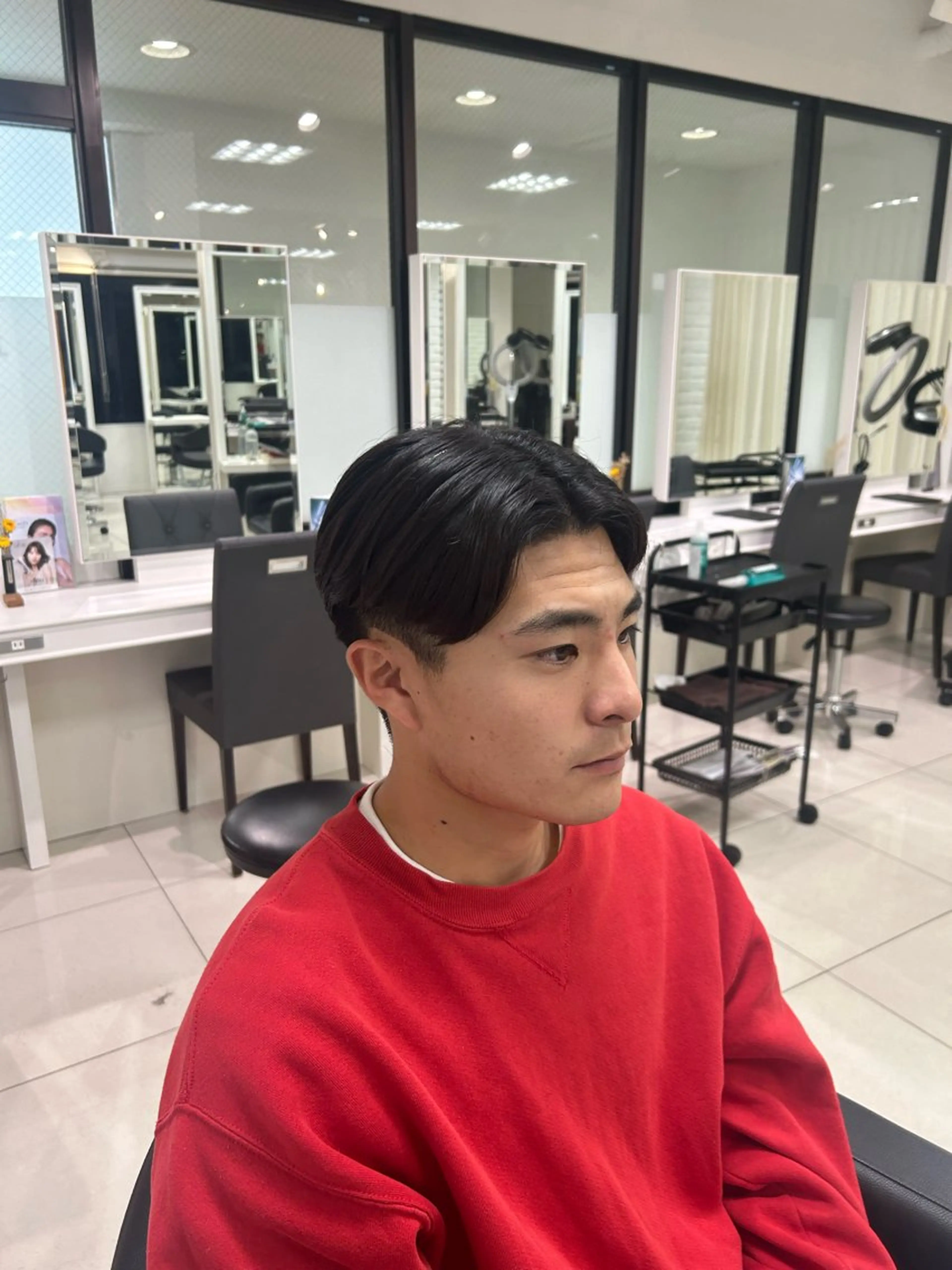 ショート パーマ 縮毛矯正 カット 縮毛矯正 【縮毛矯正/レディー スカット】美涼🎀のヘアスタイル