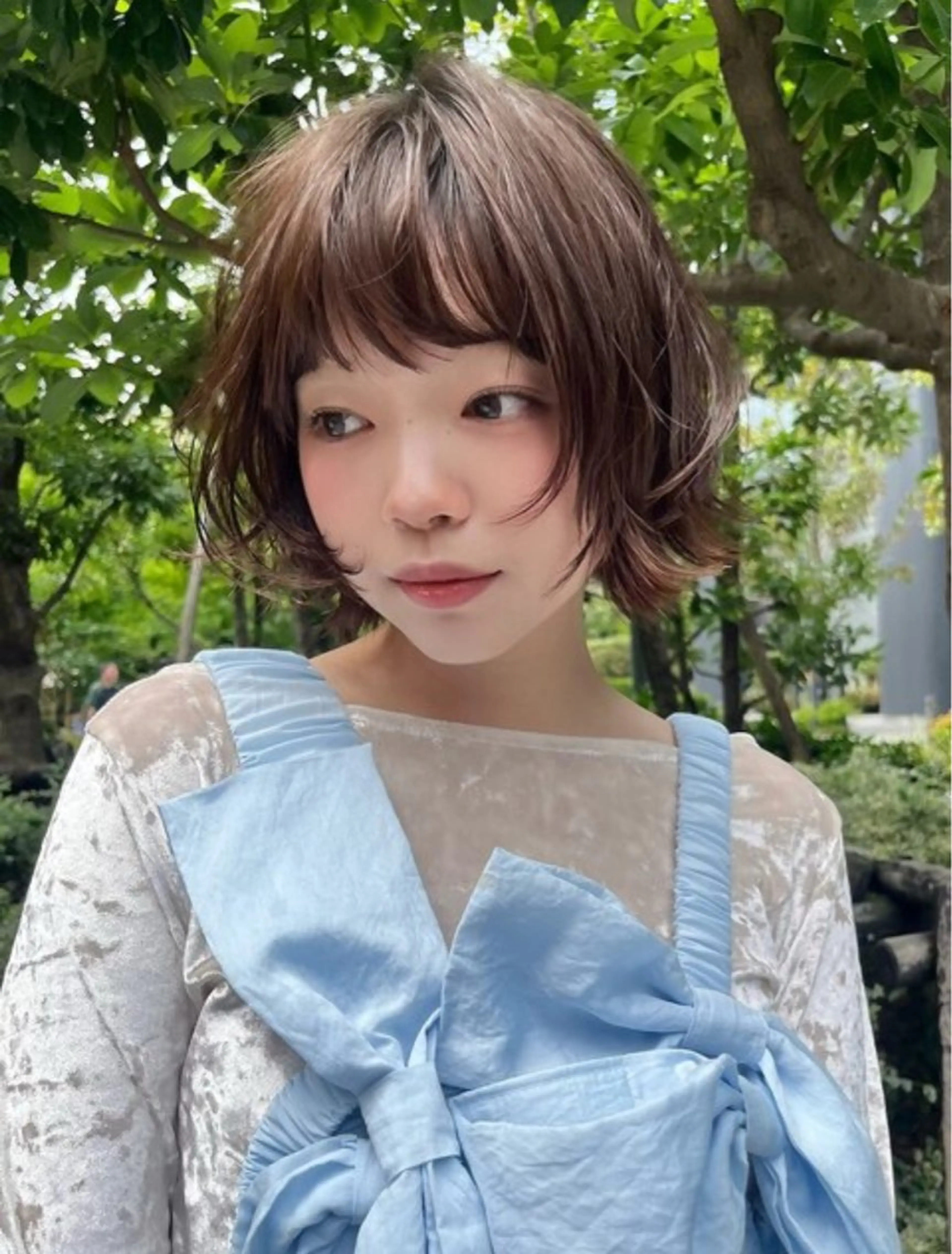 ショート ヘアカラー トリートメント 似合わせ ｜レイヤー 🪽ayanaのヘアスタイル