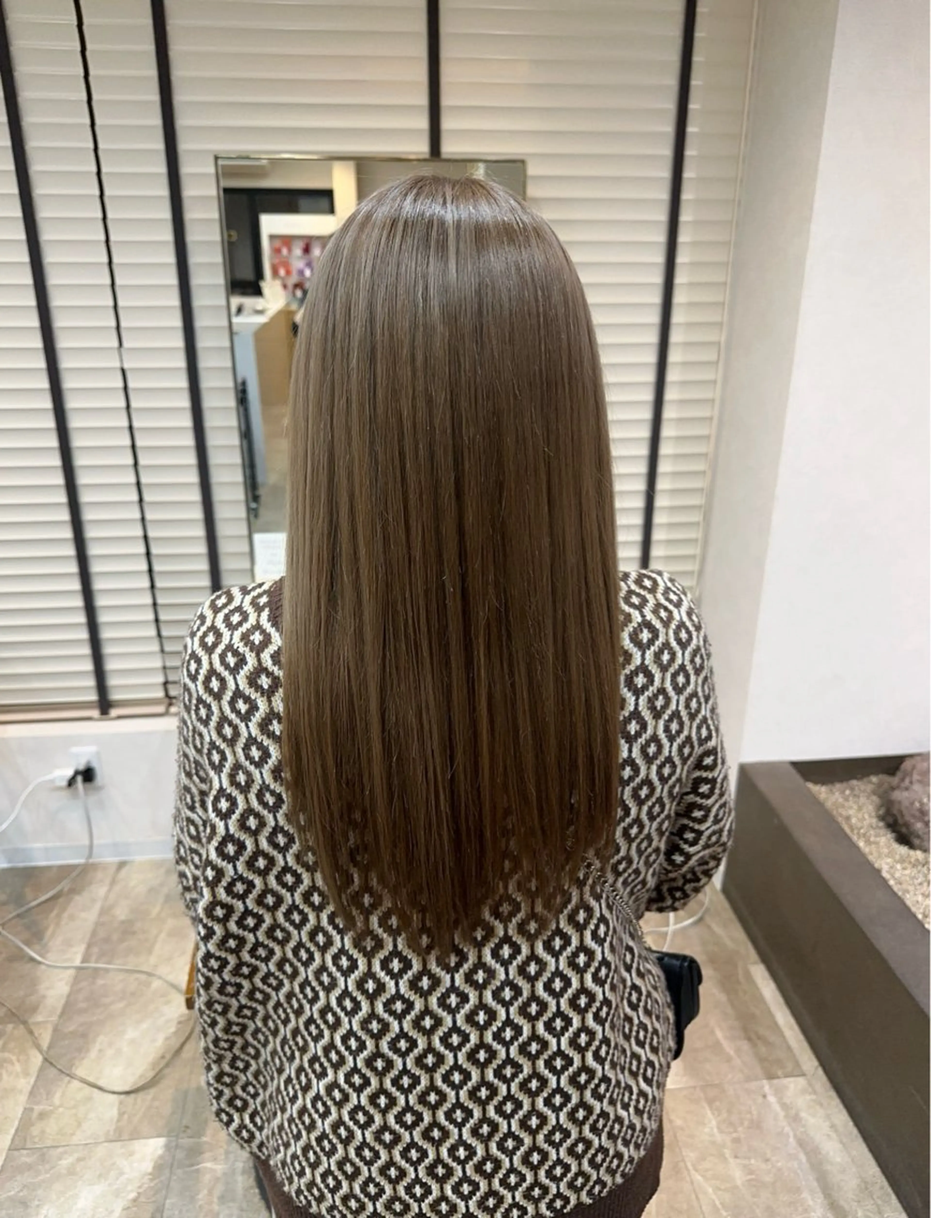 ロング 森 沙織のヘアスタイル