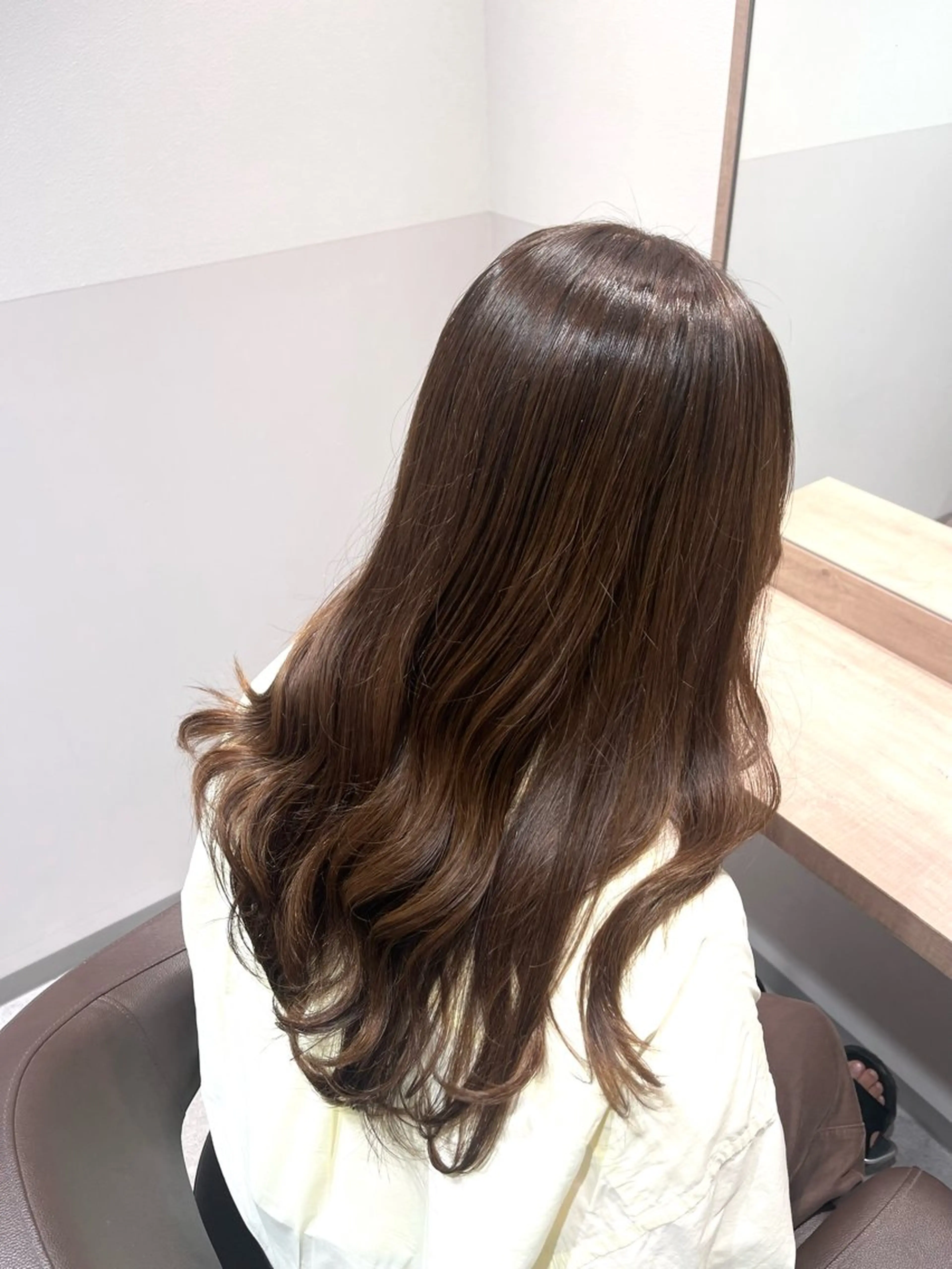 ロング カット ヘアカラー トリートメント 大宮レイヤーカット× 透明感カラー　rioのヘアスタイル