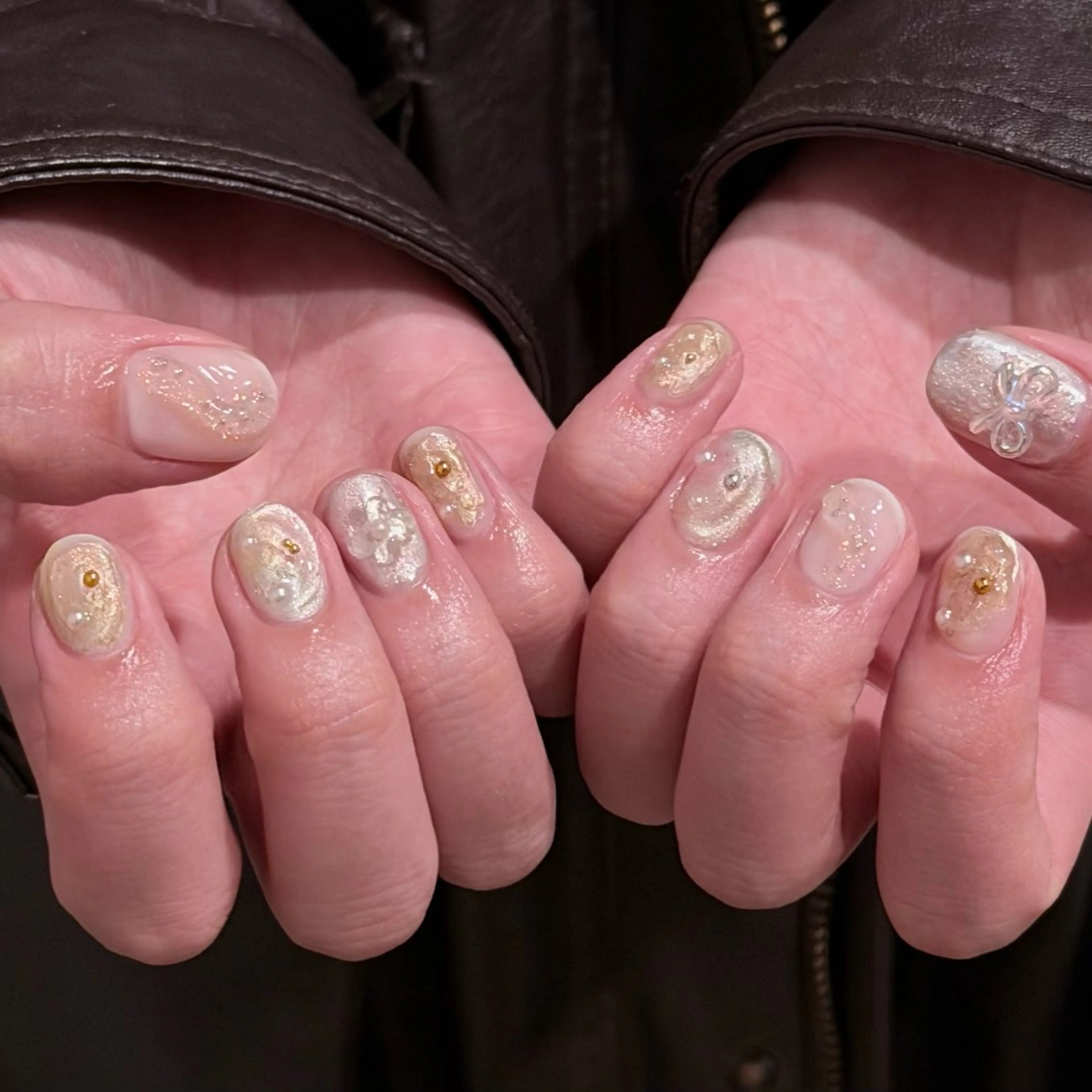 ネイル ハンドネイル 🎀 Hiyubi._.nail 🫧所属・🎀フェイ フェイ🫧💗のネイルデザイン