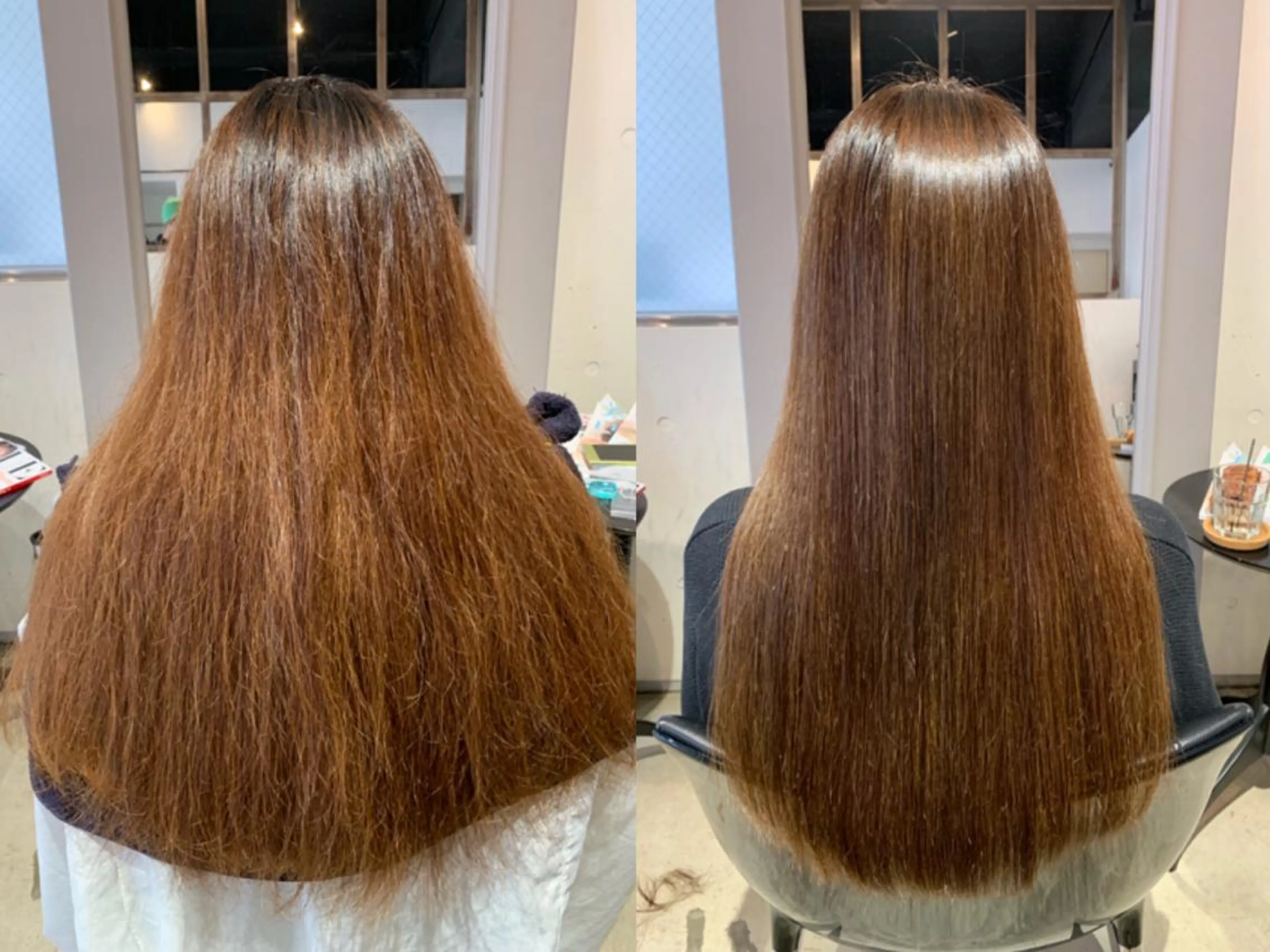 ロング パーマ 濱岡 恭子のヘアスタイル