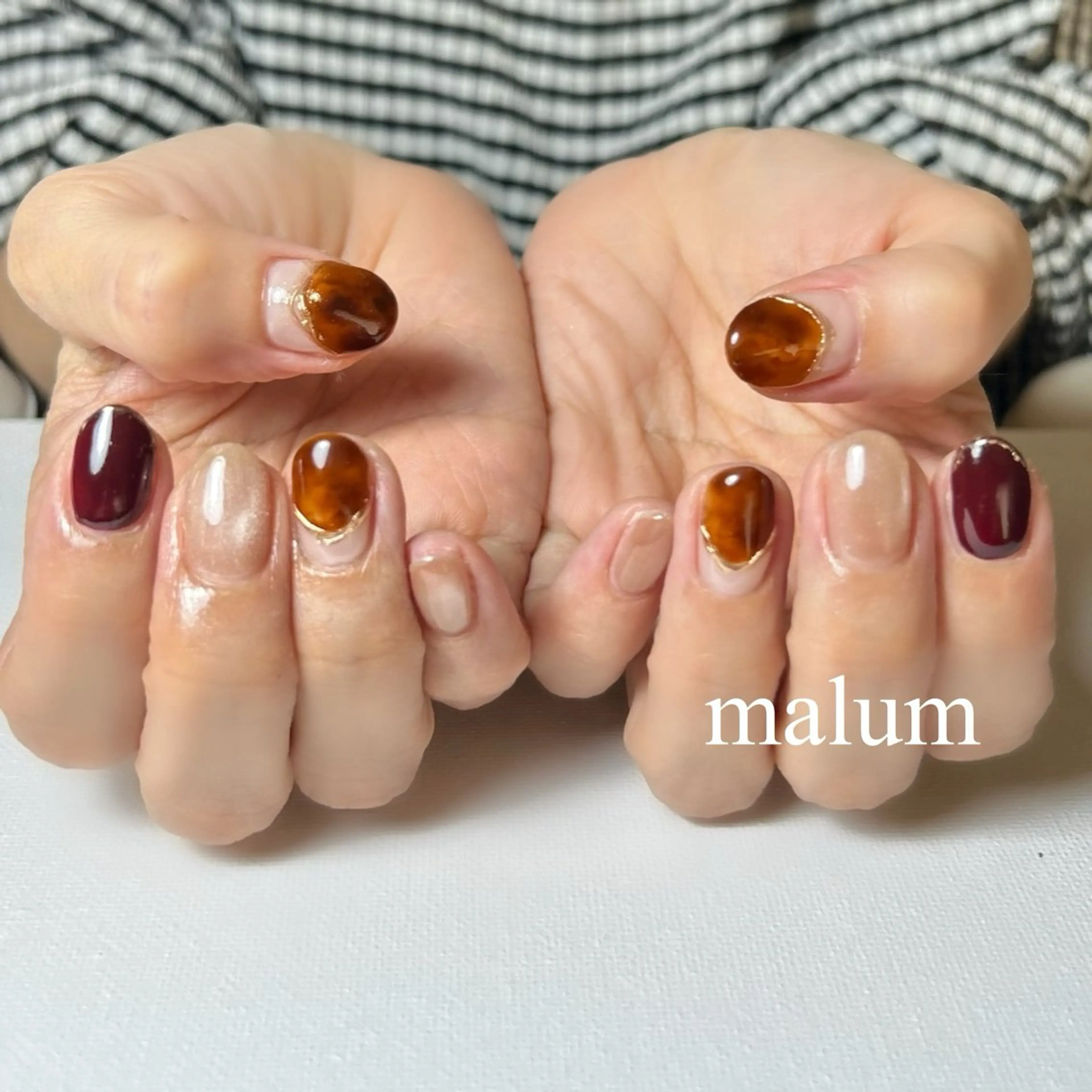 ネイル ハンドネイル malum nailのネイルデザイン