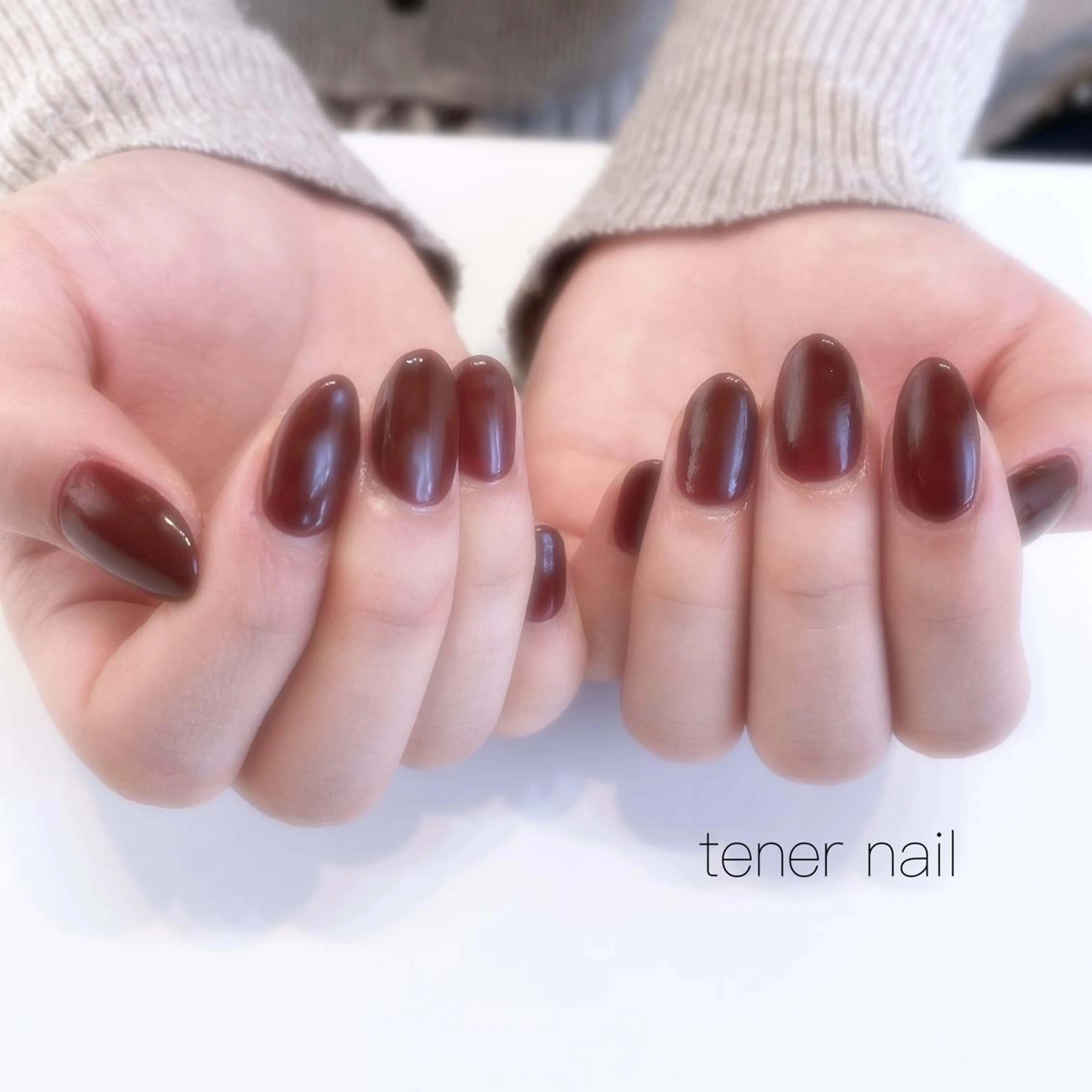 ネイル 赤色 テネルネイル tener nailのネイルデザイン
