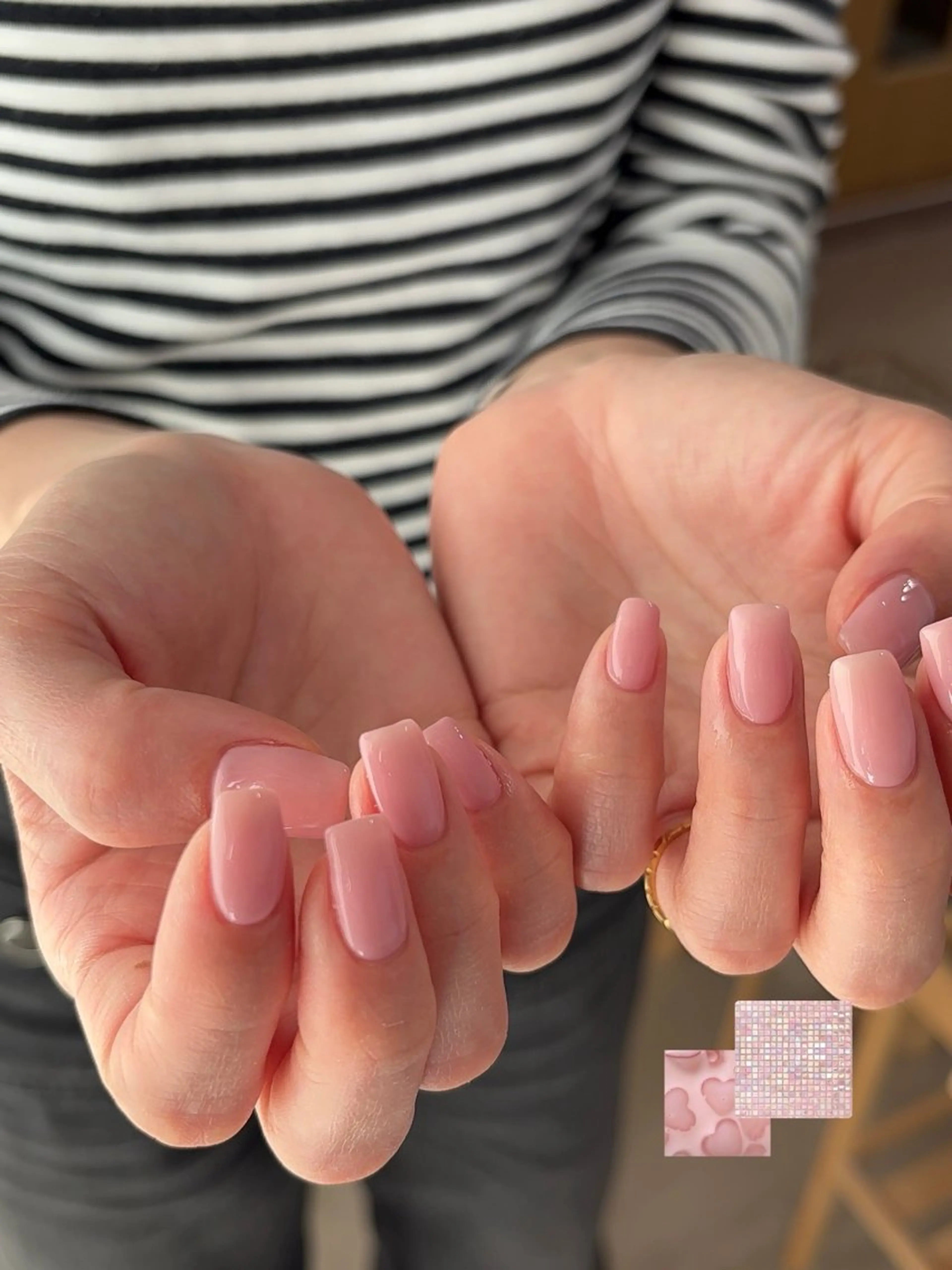 ネイル ピンク ハンドネイル nail salon Cyaanのネイルデザイン