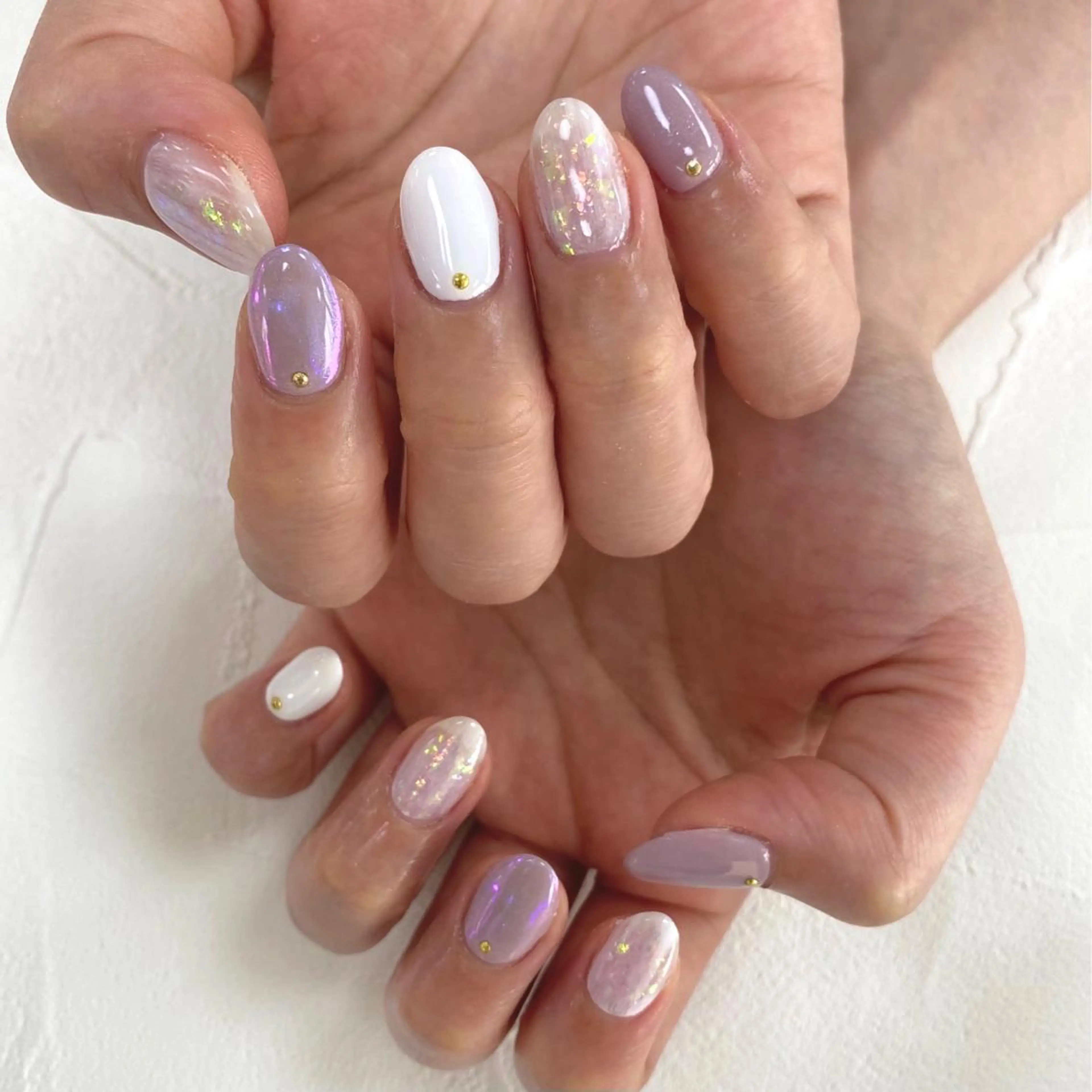 ネイル フットネイル フレンチネイル ジェルネイル ガラスフレンチ グラデーション ハンドネイル NUMAZAWA KASUMIのネイルデザイン