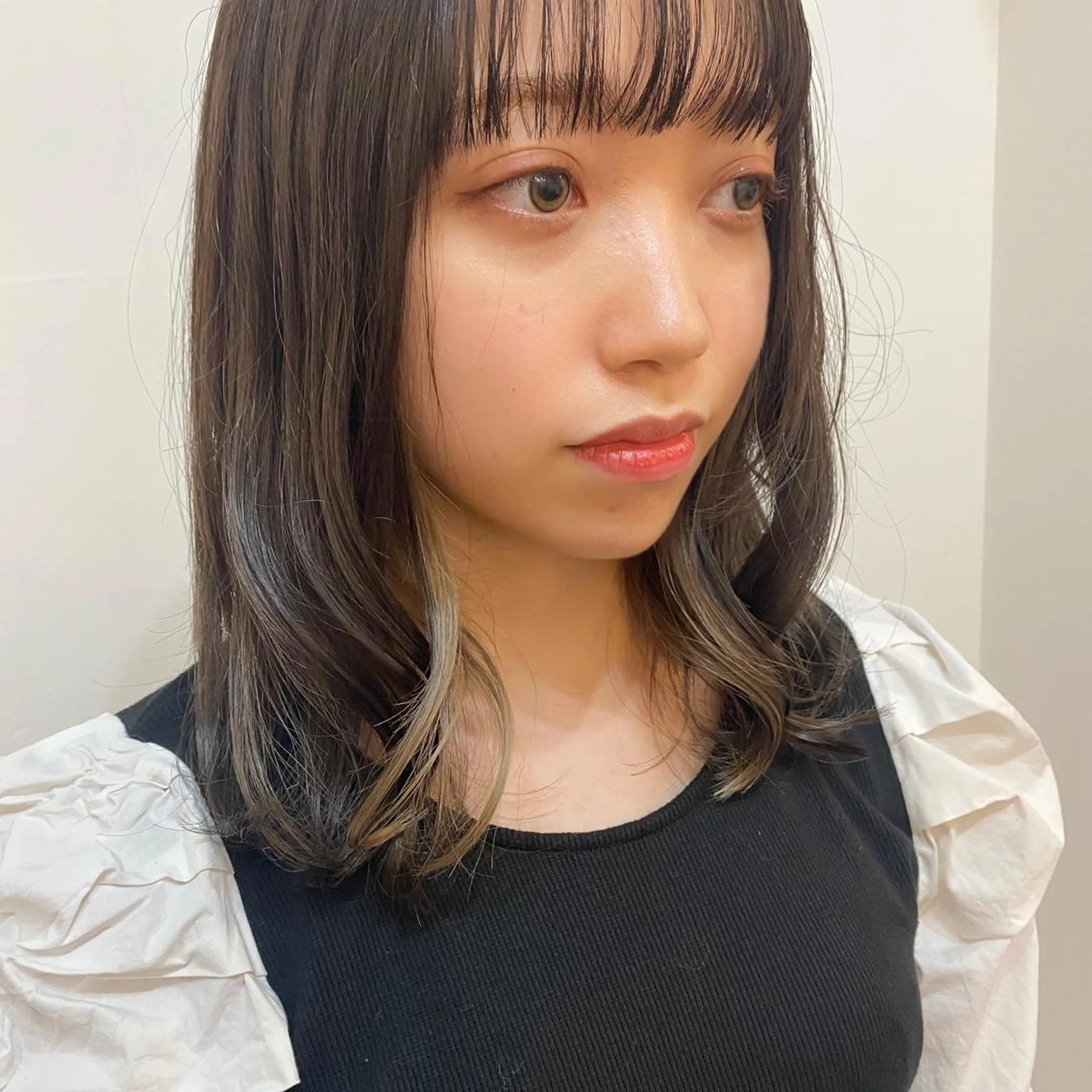 ミディアム カラー 🪭risa 暖色/レイヤー🪭のヘアスタイル