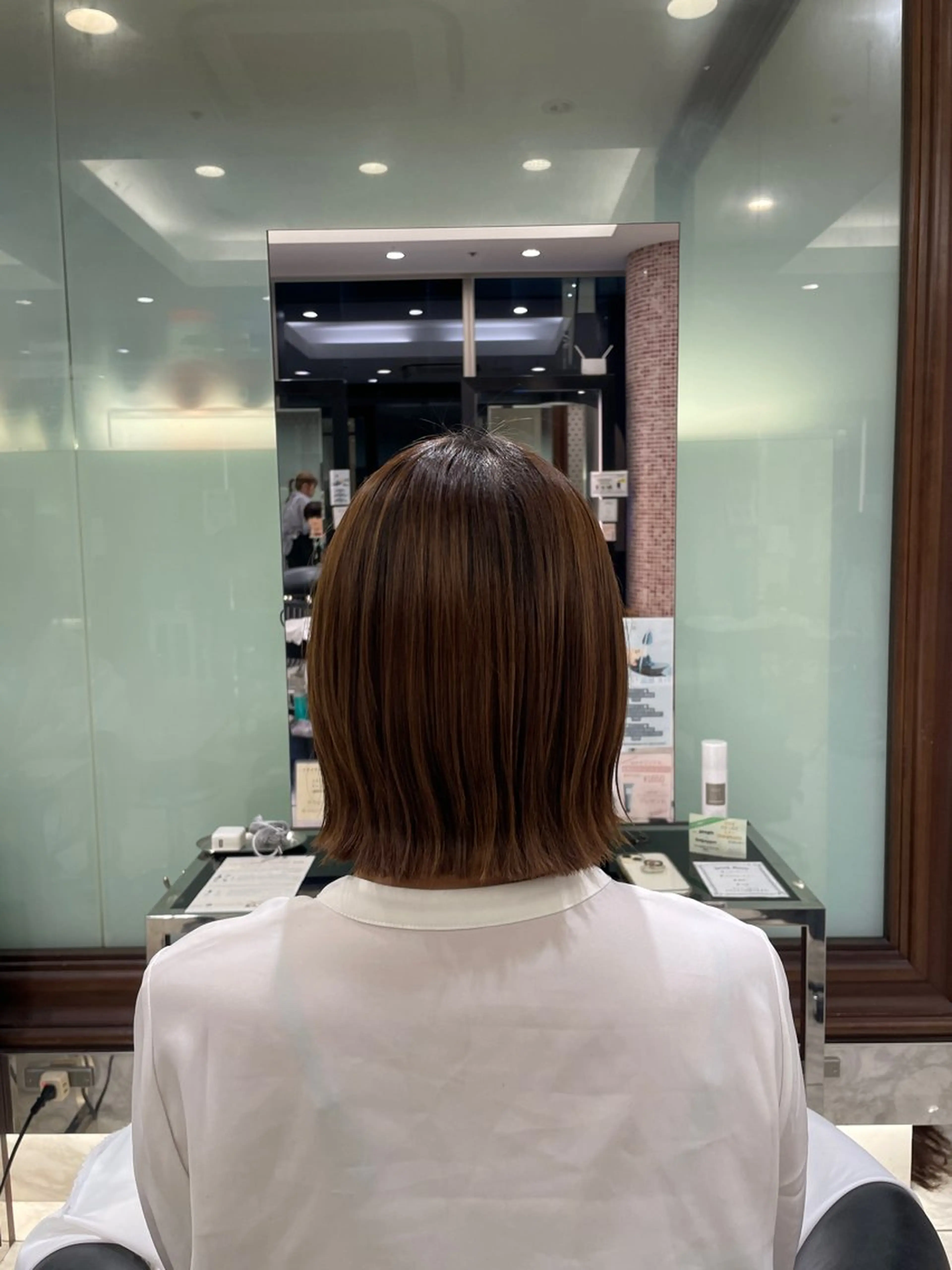 ショート ボブ 外ハネヘア 縮毛矯正/レイヤー 🌙児玉光瑠のヘアスタイル