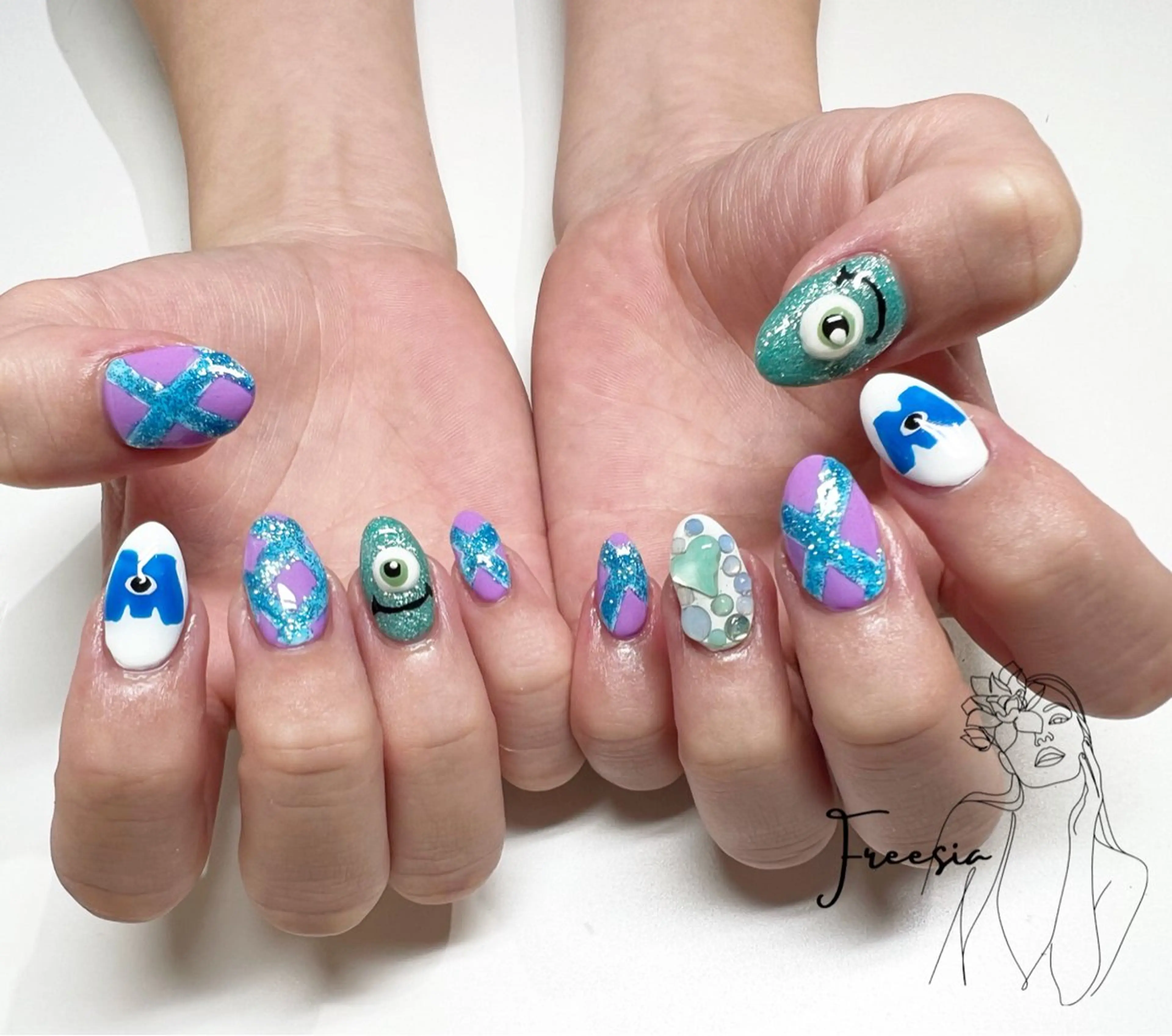 〈オフ無し〉お持ち込みデザイン💅お時間長めのコースはこちらの写真