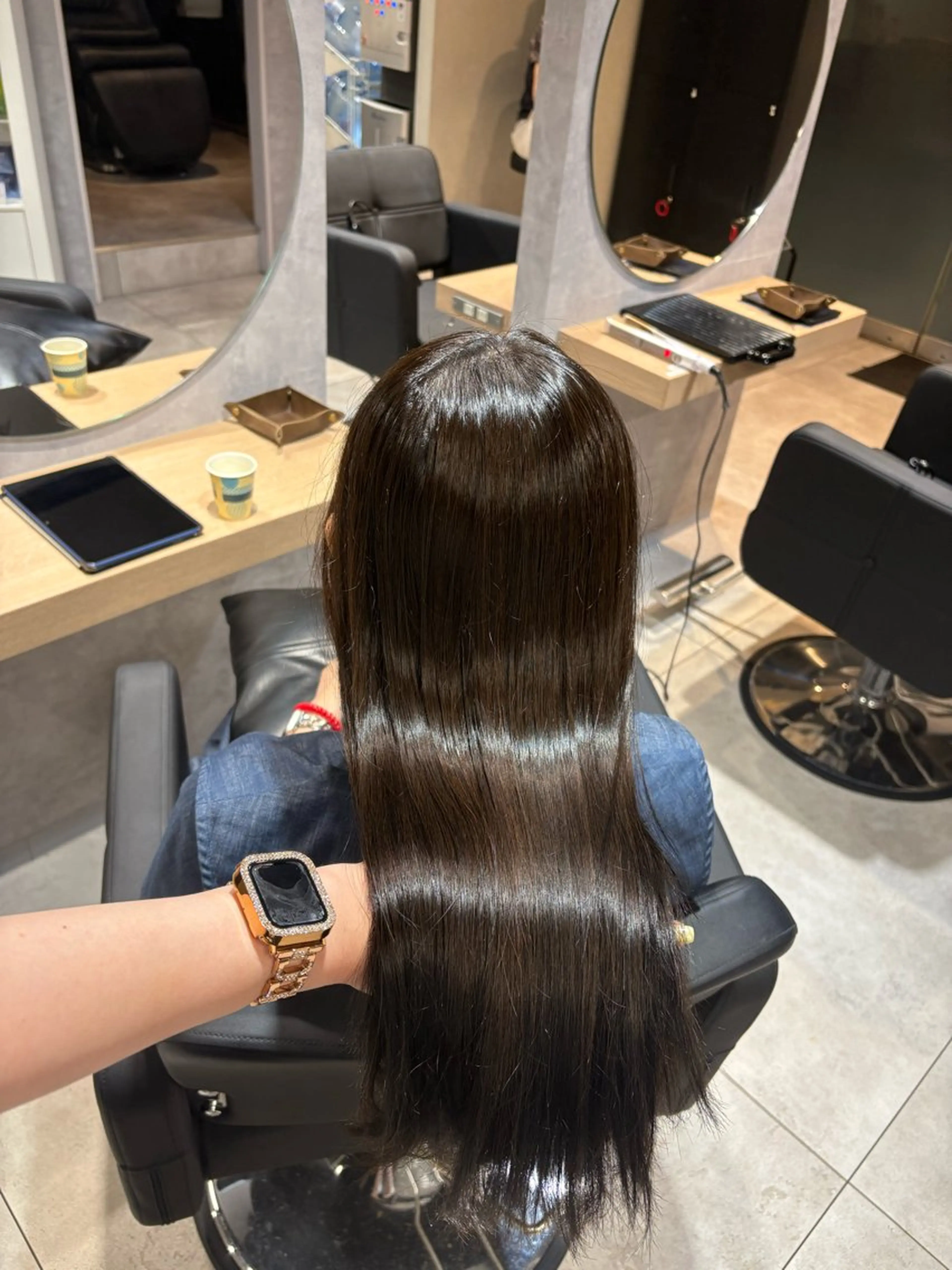 ロング カラー mok 🫧ayaneのヘアスタイル