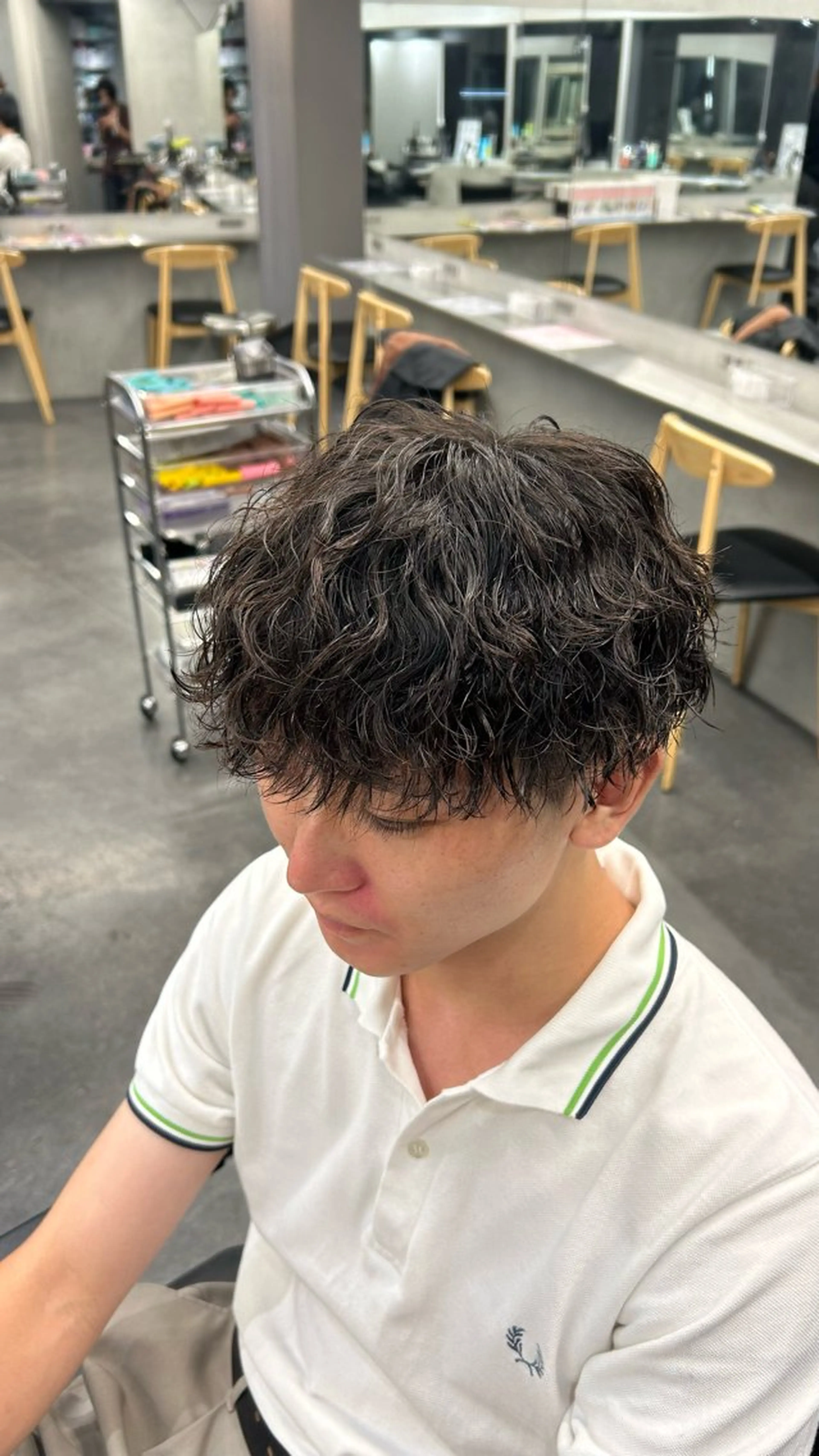 パーマ メンズ 藤平海音/fifth PARKのヘアスタイル