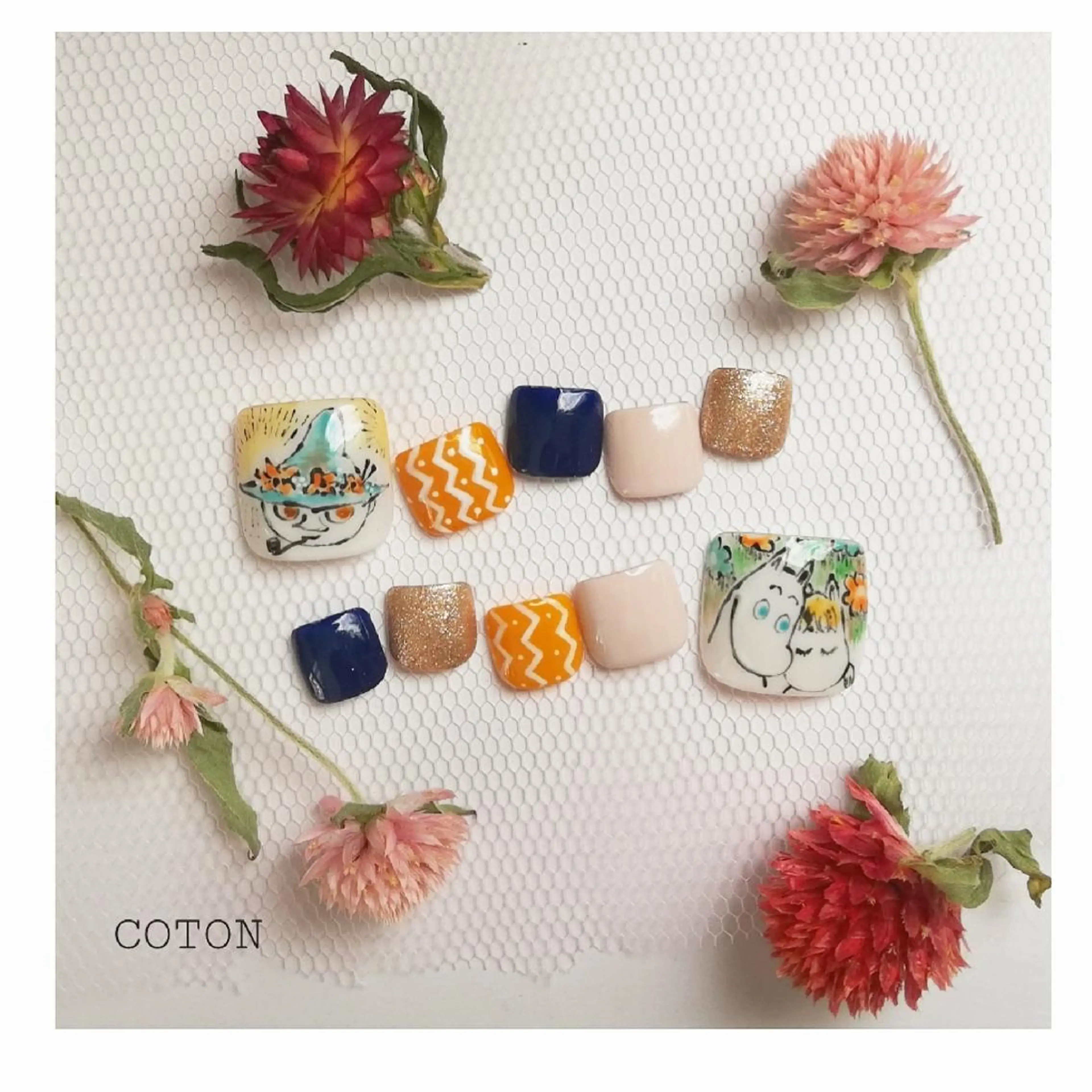 ネイル 🥀ネイルサロン cotonコトン🥀のネイルデザイン
