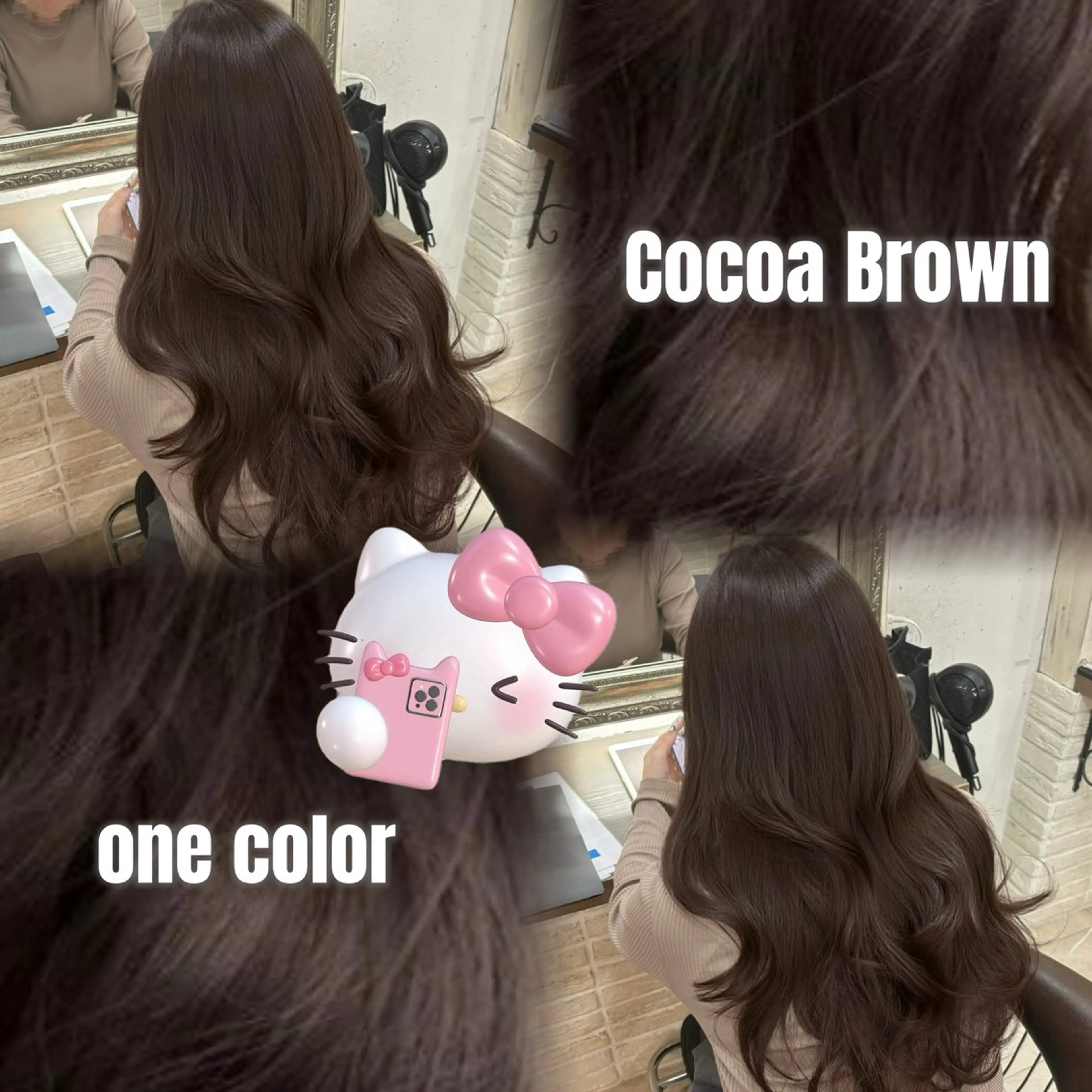 ロング カラー ヘアカラー トリートメント レイヤー/ハッシュカ ット/顔周り/フウカのヘアスタイル