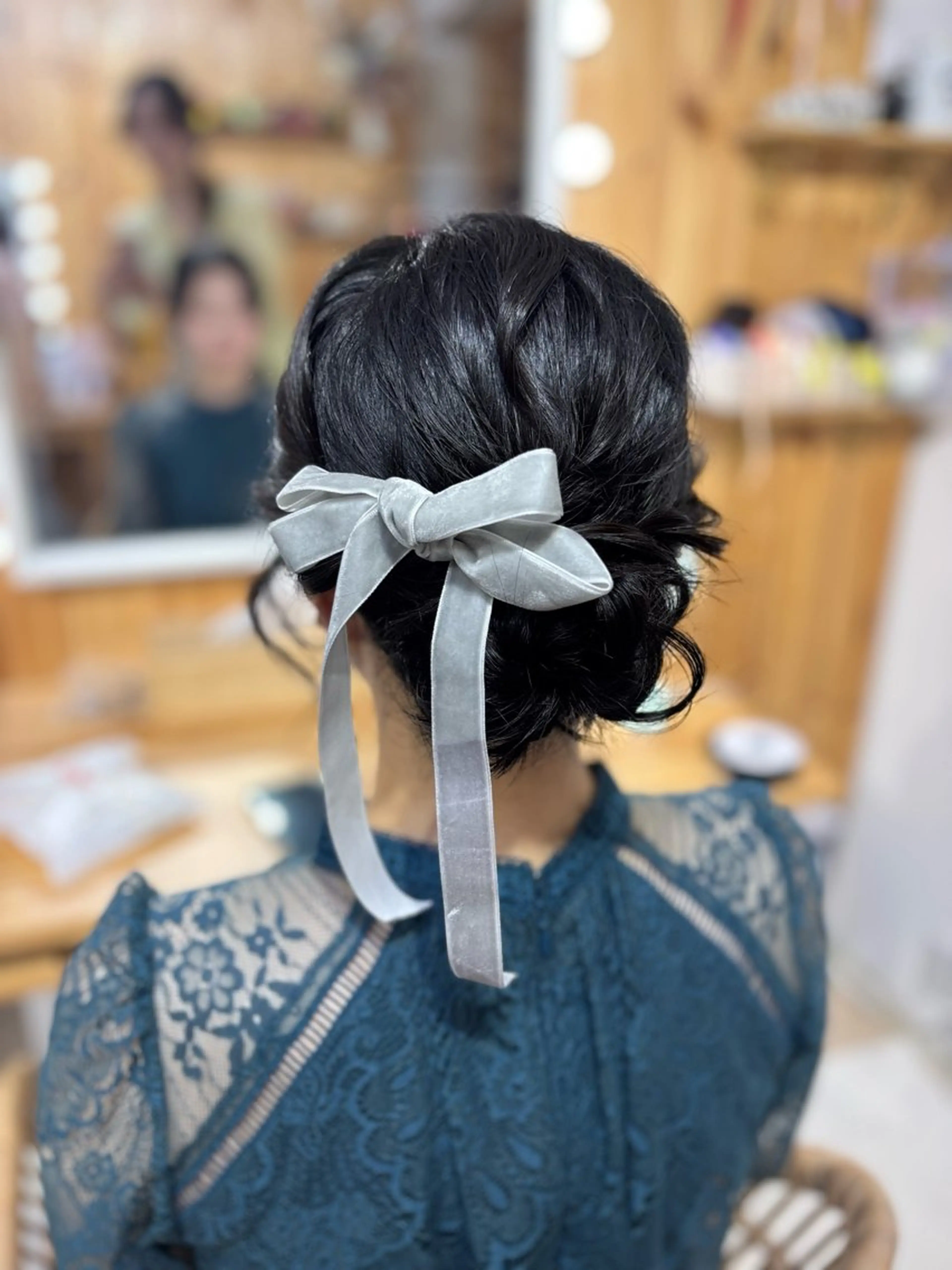 ミディアム ヘアアレンジ 植木 萌恵のヘアスタイル