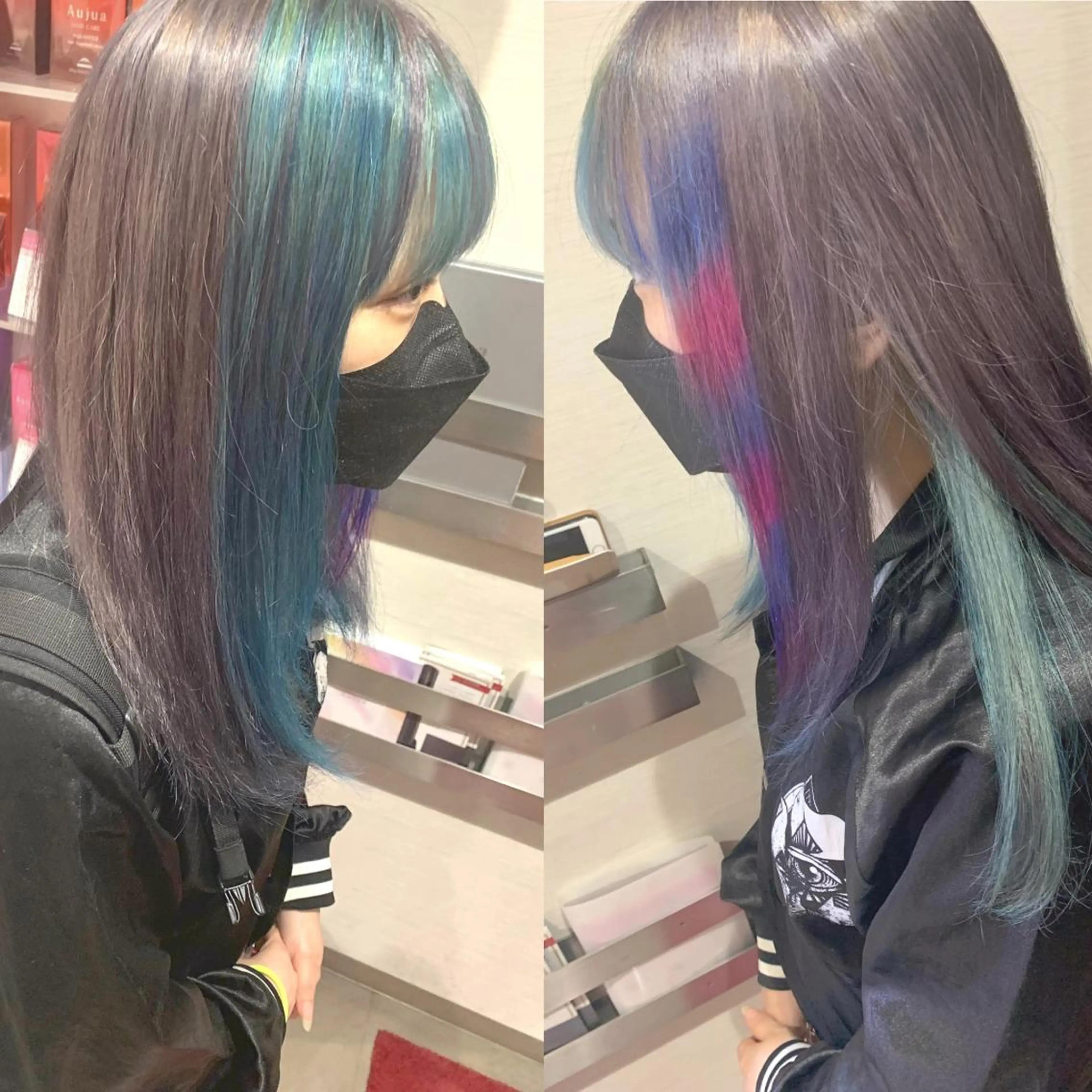 ミディアム カラー ヘアカラー オージュアソムリエ DAIKI⭐️のヘアスタイル