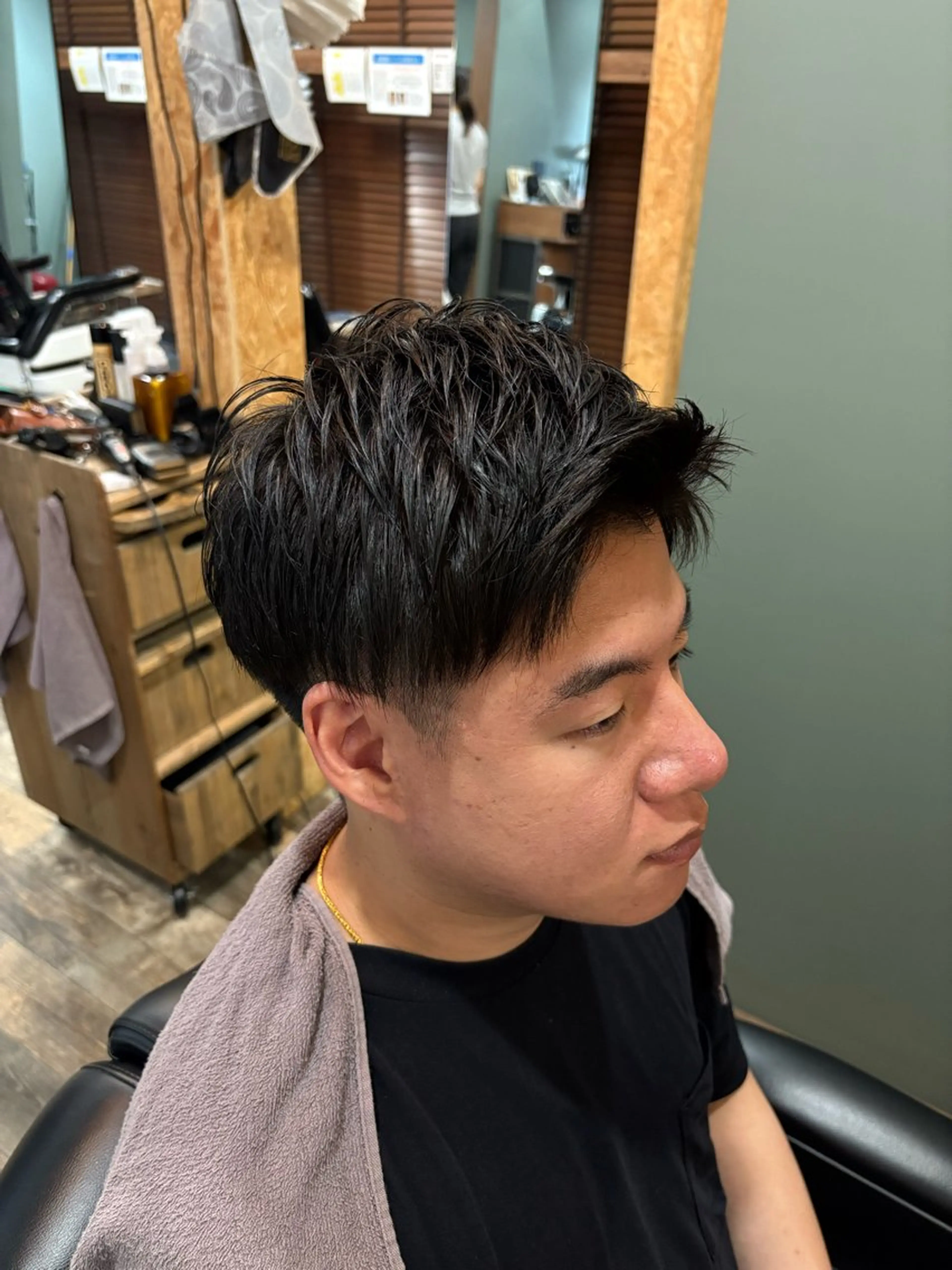 ショート メンズ 木名瀬 海星のヘアスタイル