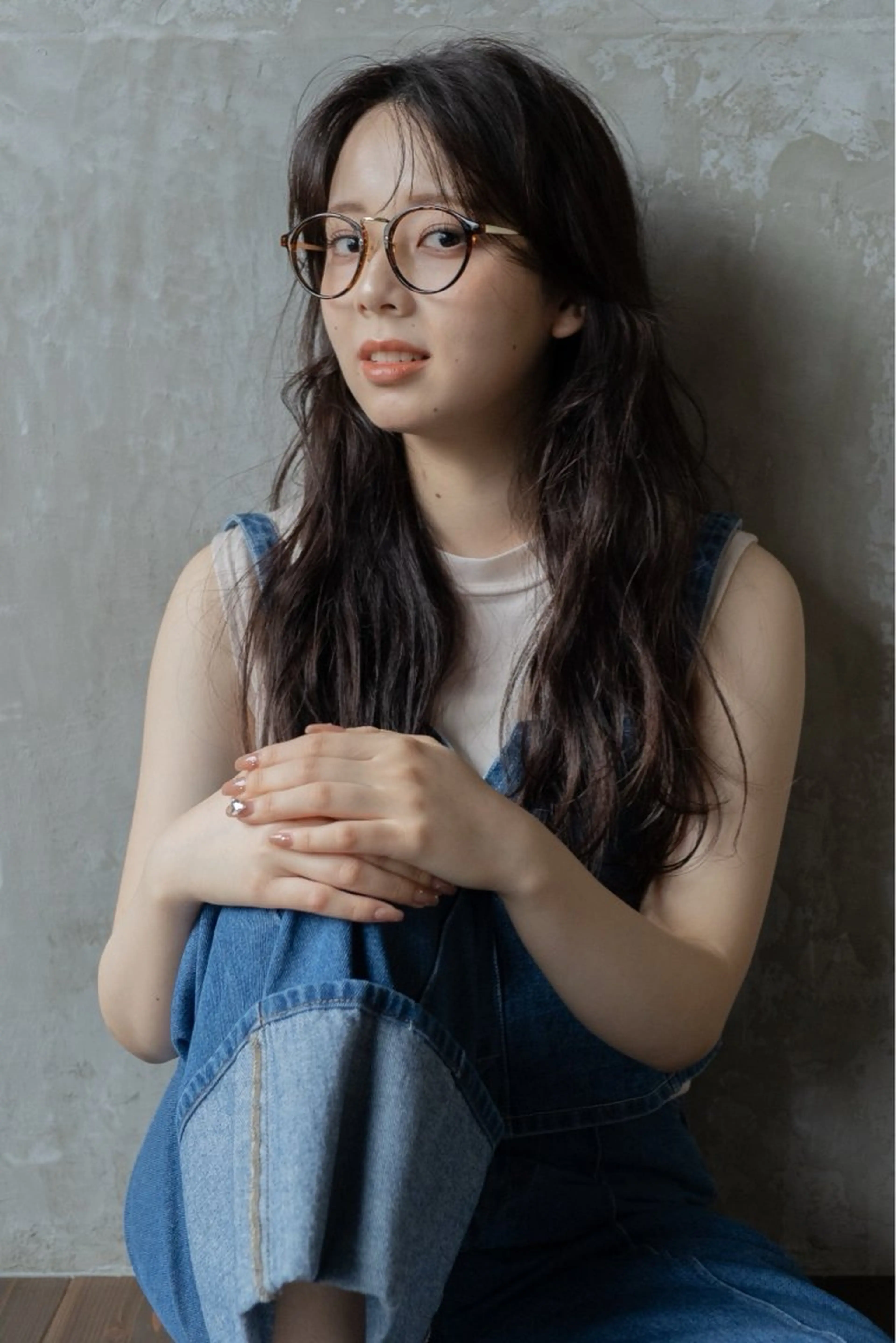 ロング カラー カット ヘアカラー トリートメント 落合 妙佳のヘアスタイル